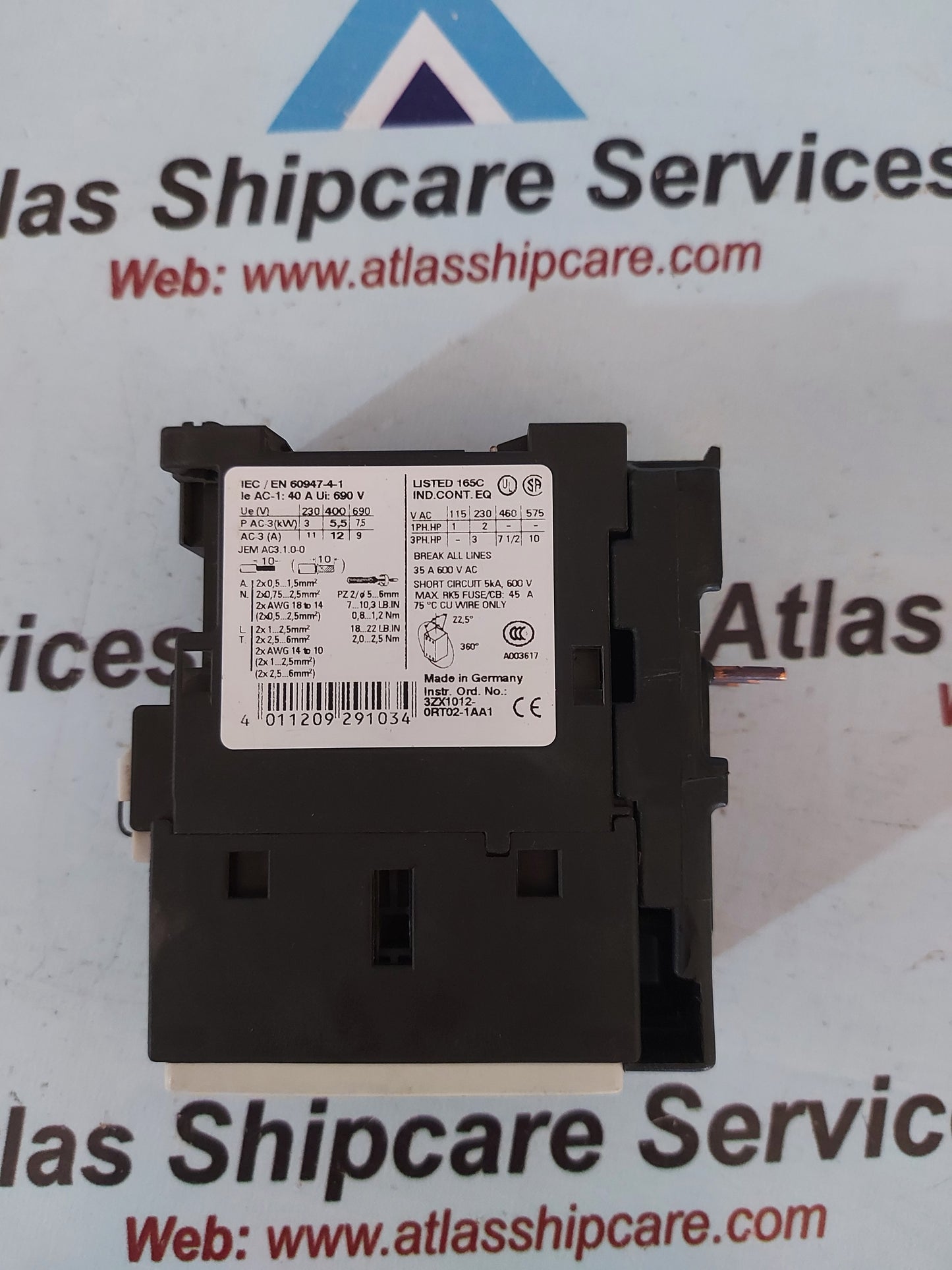 Siemens Sirius 3RT1024-B..0 Motor Sterter Contactor