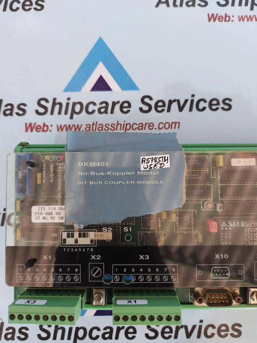 Stn Atlas BKM401 Bit Bus Coupler Module 271.132 177/C