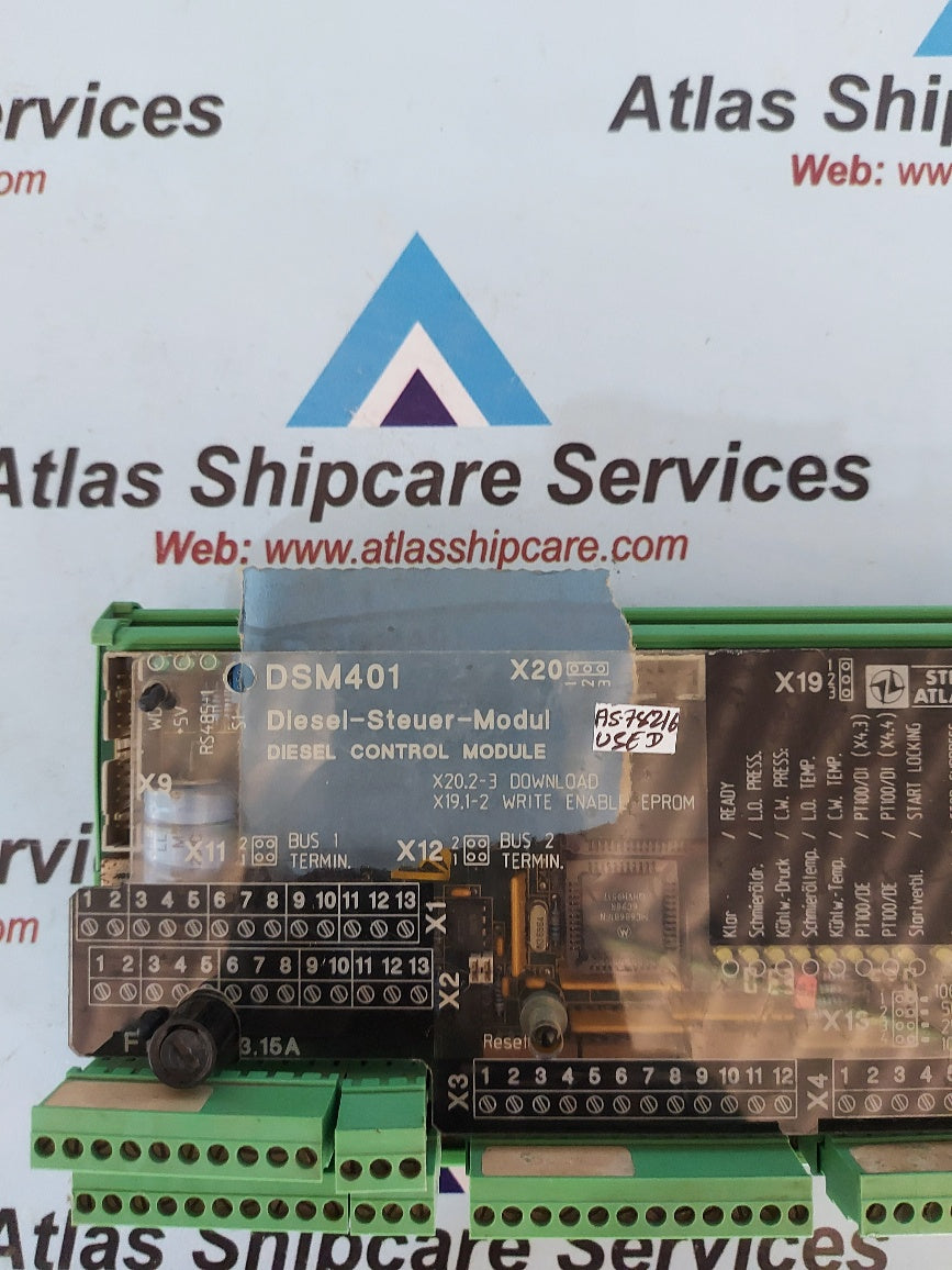 Stn Atlas DSM401 Diesel Control Module 271.13 437/D