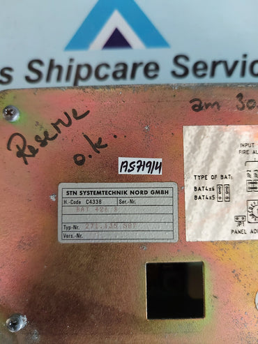 Stn Systentechnik BAT 426 B Diesel Management Unit Alarm Panel