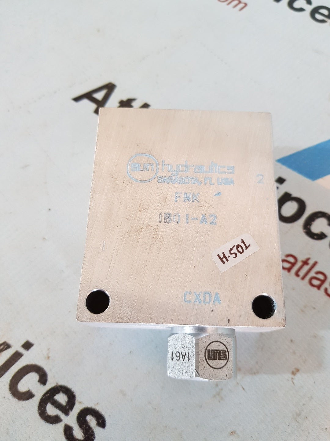 Sun Hydraulics FNK IB01-A2 Manifolds Block H501