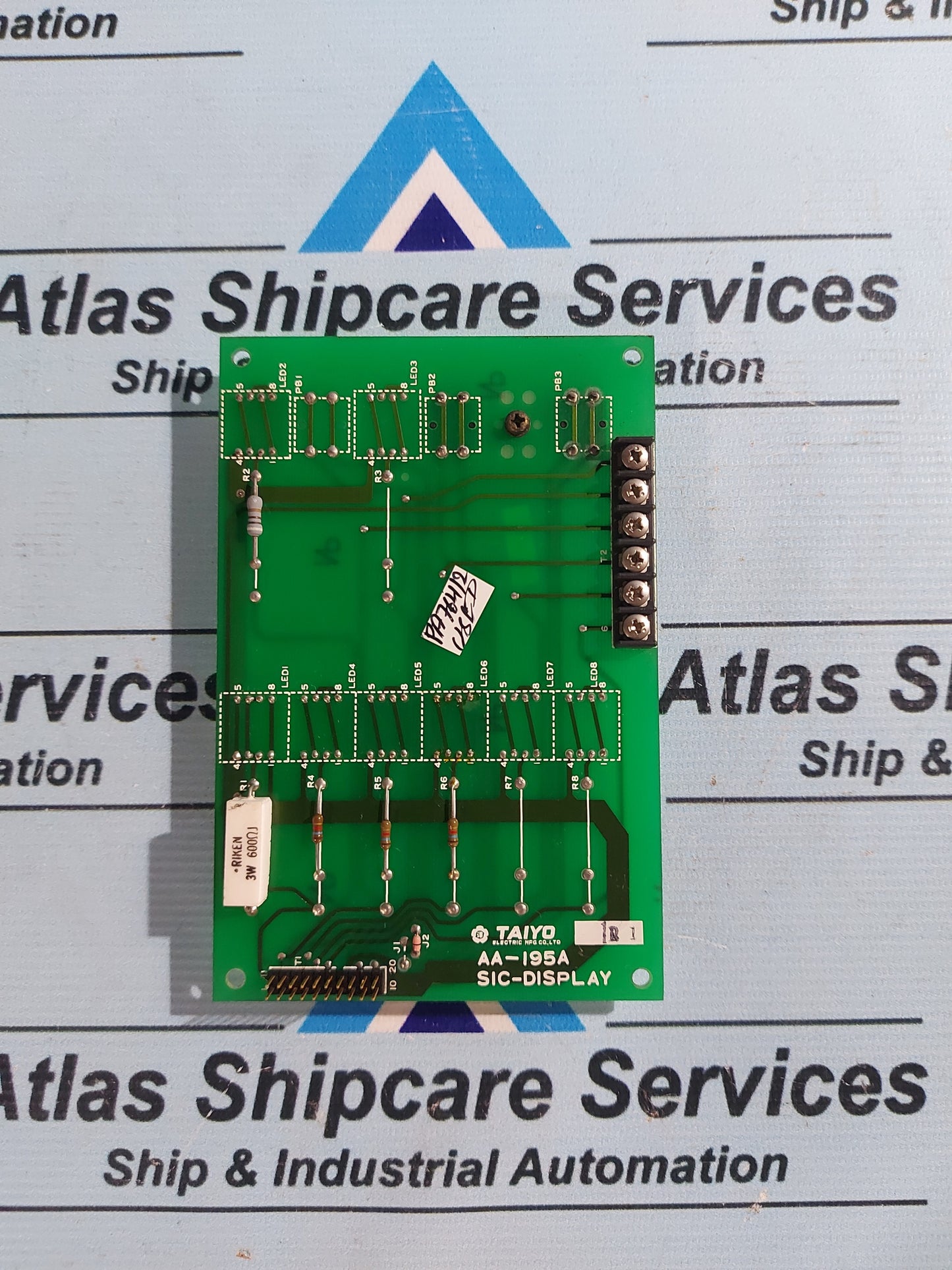 TAIYO AA-195A SIC-DISPLAY PCB CARD