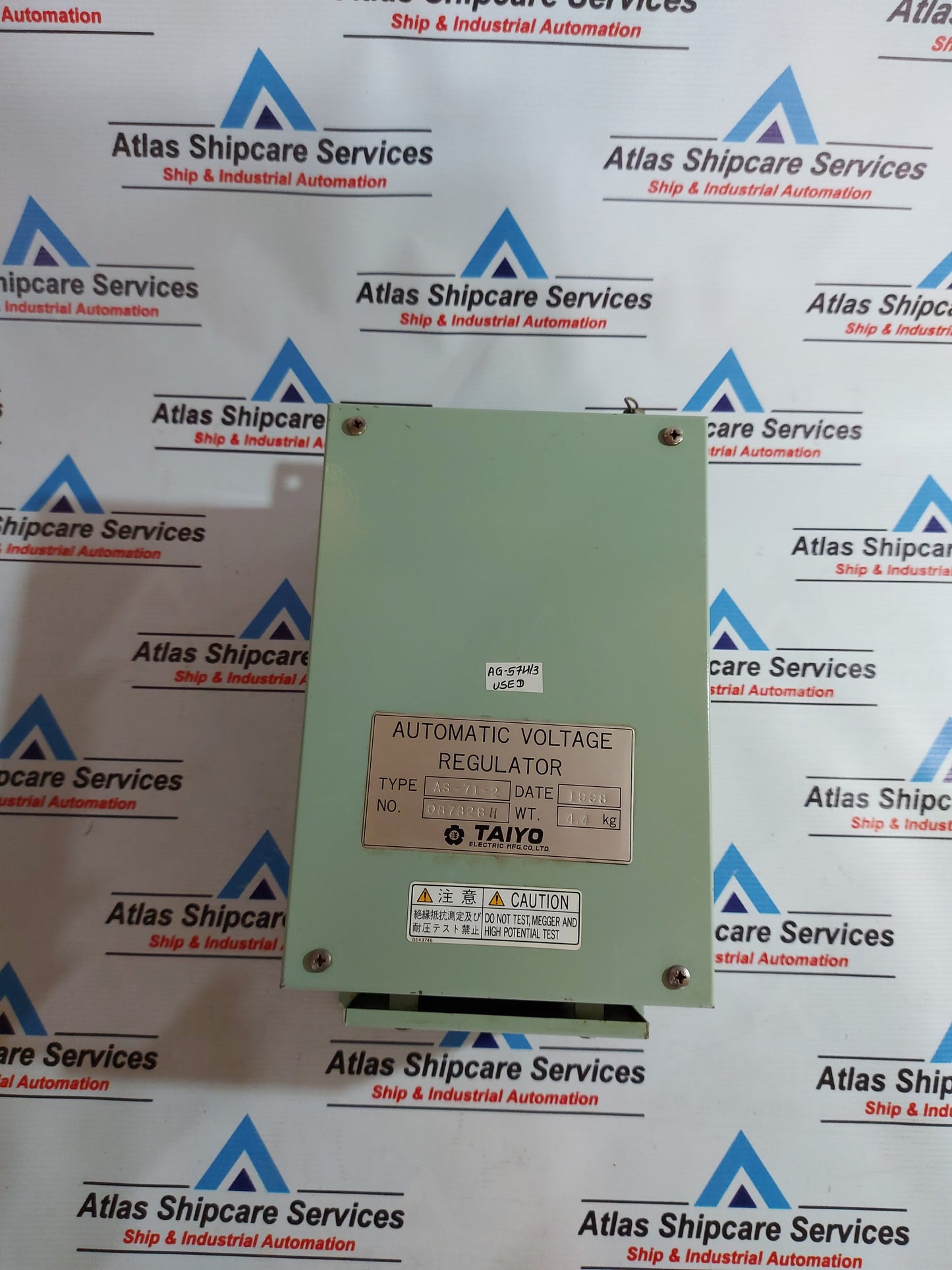 TAIYO AS-71-2 AUTOMATIC VOLTAGE REGULATOR AG574