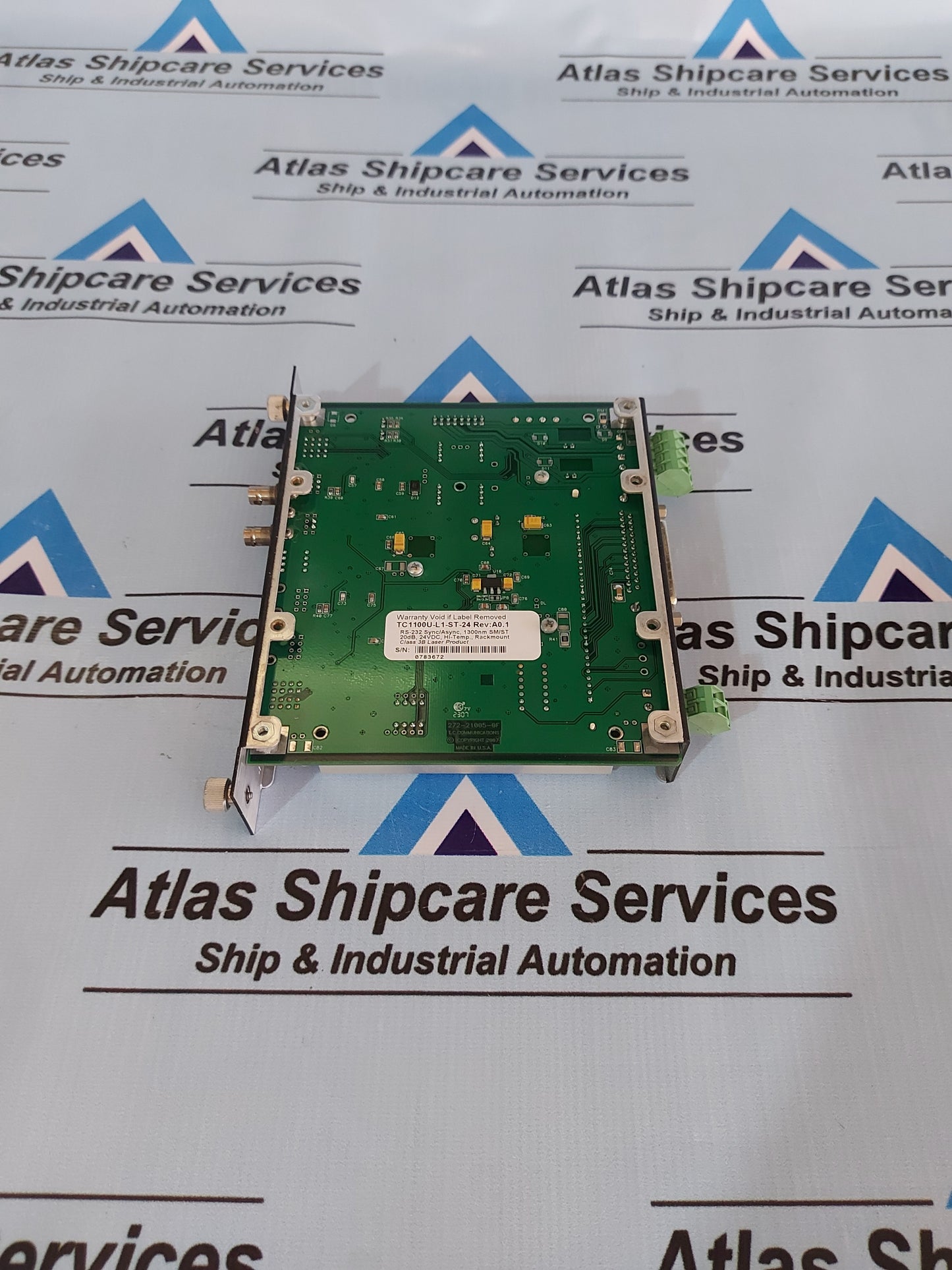 TCCOMM TC1100 FIBER OPTIC MODEM TC1100U-L1-ST-24