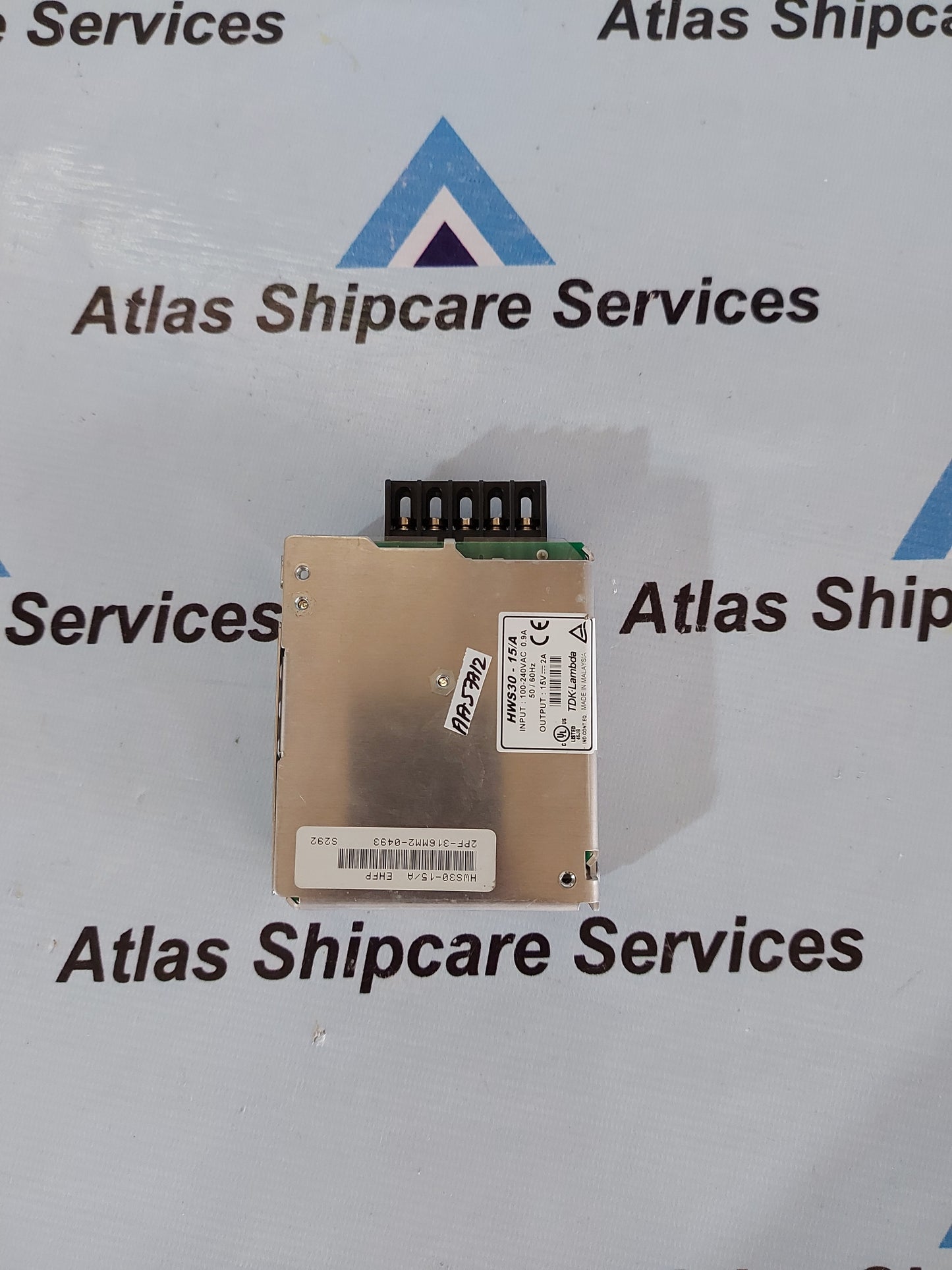 TDK-LAMBDA HWS30-15/A AC/DC ENCLOSED POWER SUPPLY