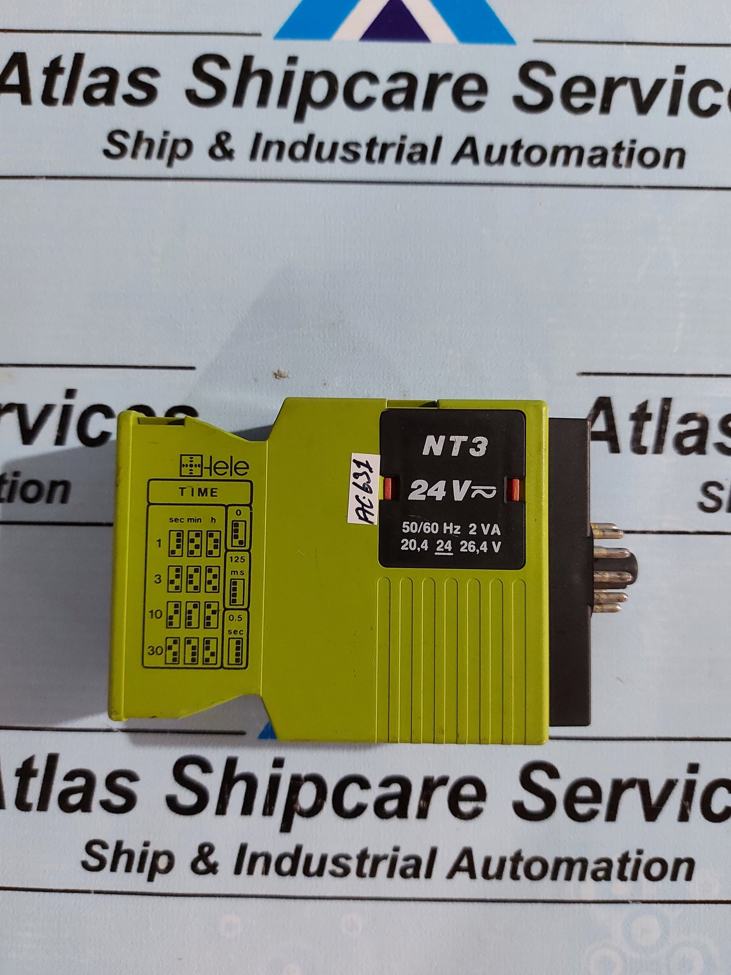 TELE NT3 TIME DELAY RELAY WITH BASE