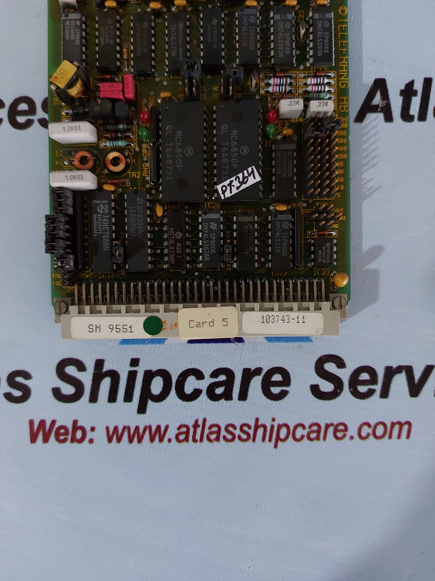 TELEFRANG J08 R.5A DUAL ACIA PCB CARD