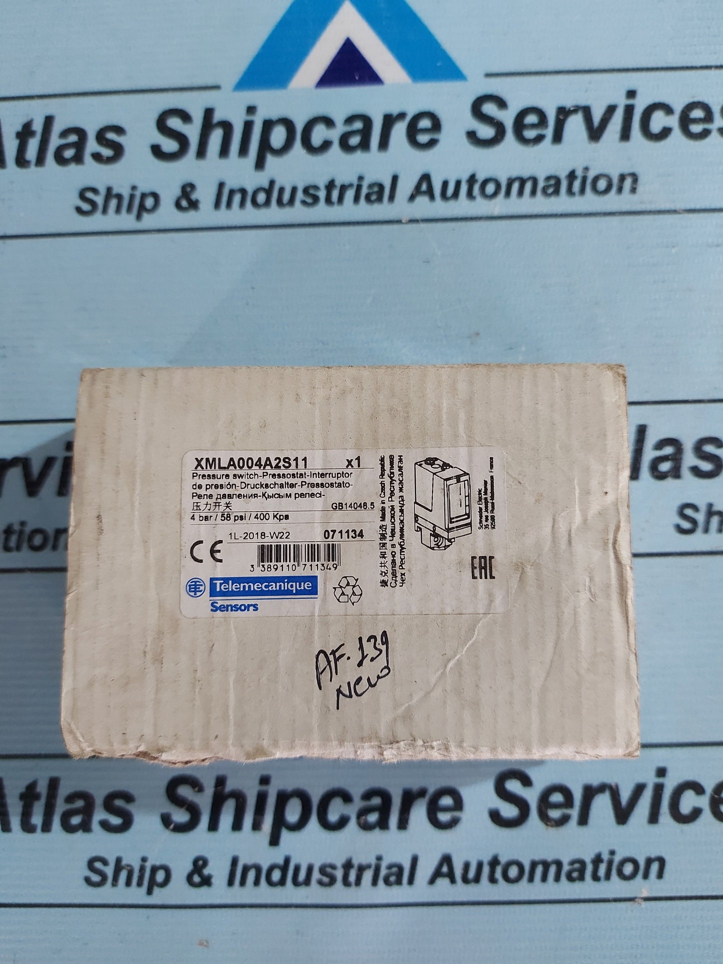TELEMECANIQUE XMLA004A2S11 PRESSURE SWITCH