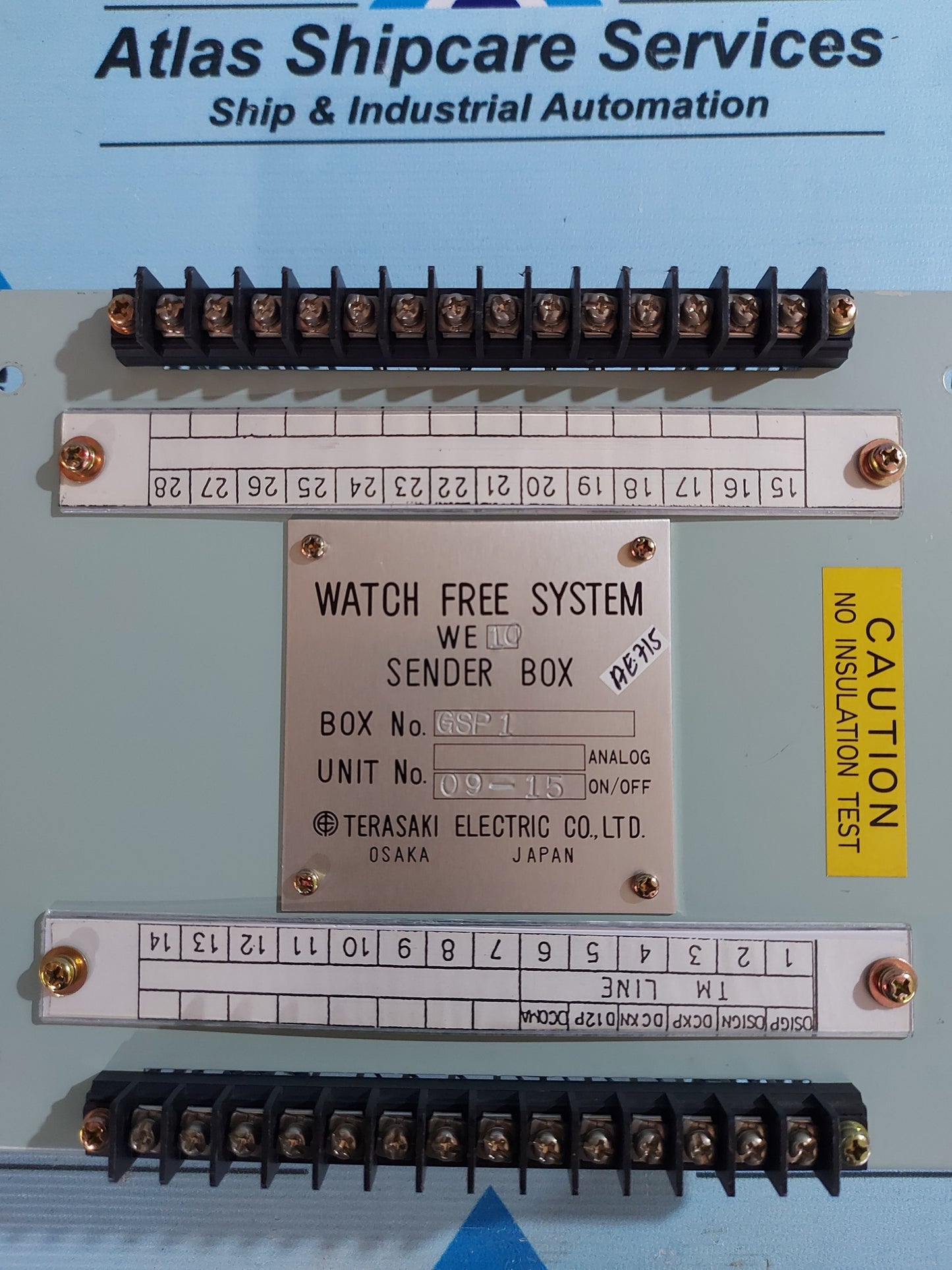 TERASAKI ELECTRIC WE 10 WATCH FREE SYSTEM