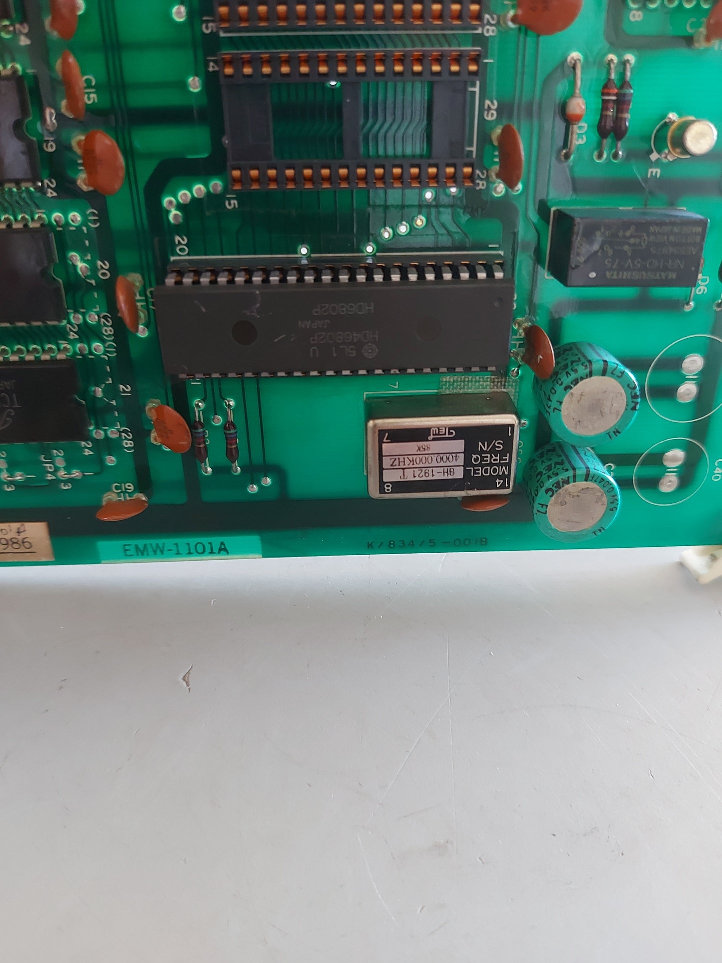 TERASAKI EMW-1101 CPU & RAM ROM MODULE K/834/5-001B