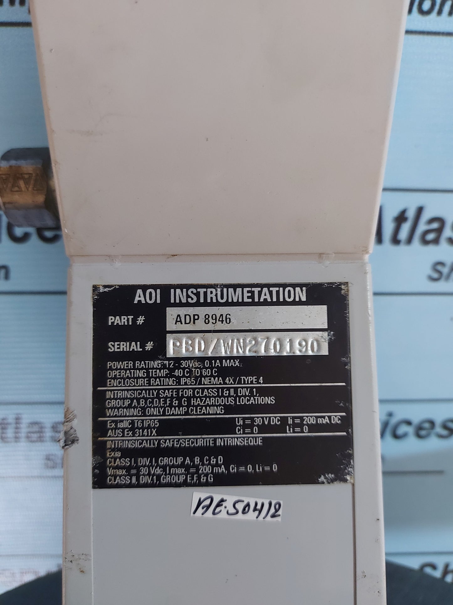 THE PROBE FORUM ADP 8946 A0I INSTRUMETATION