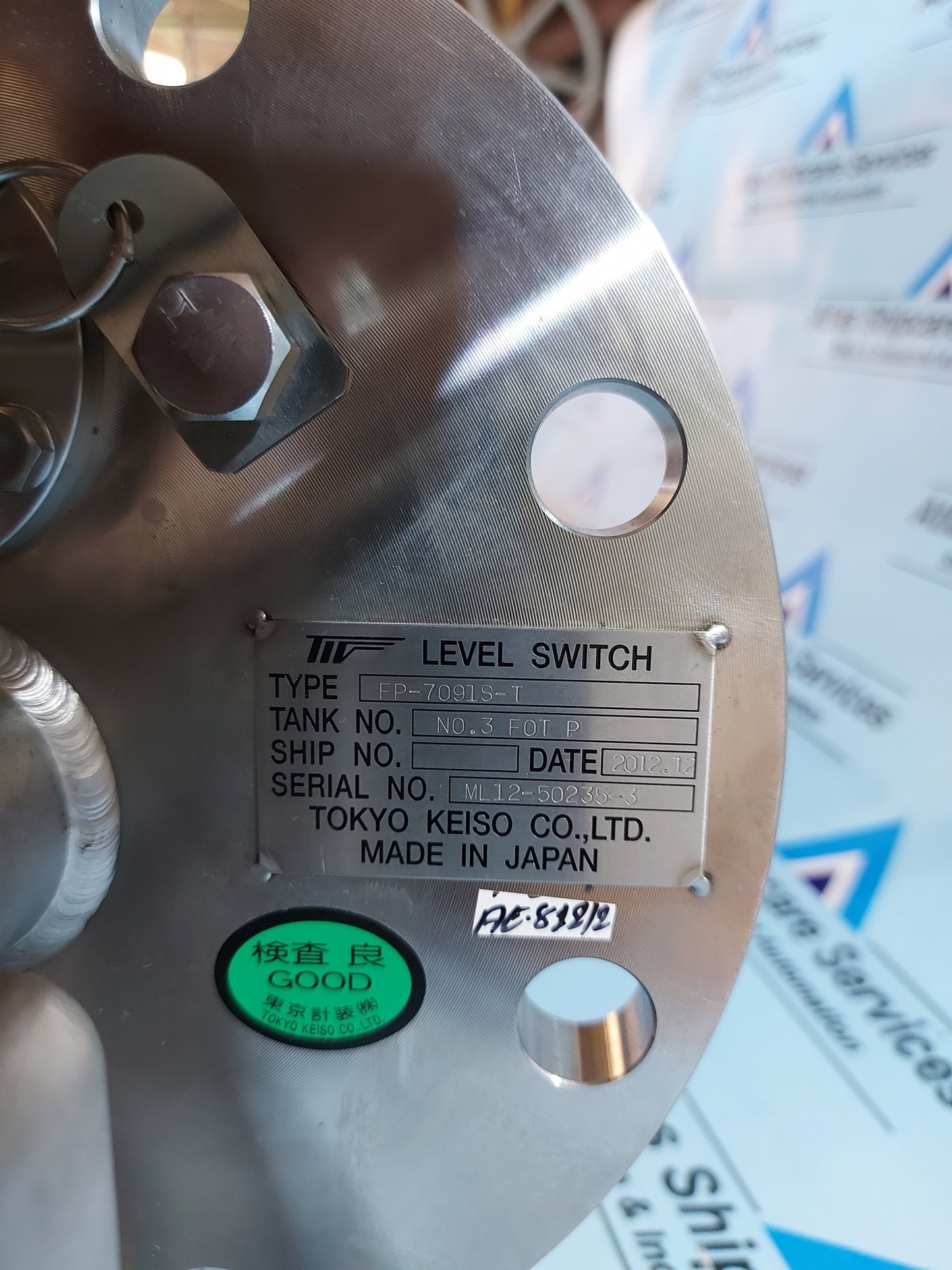 TOKYO KEISO FP-7091S-T LEVEL SWITCH