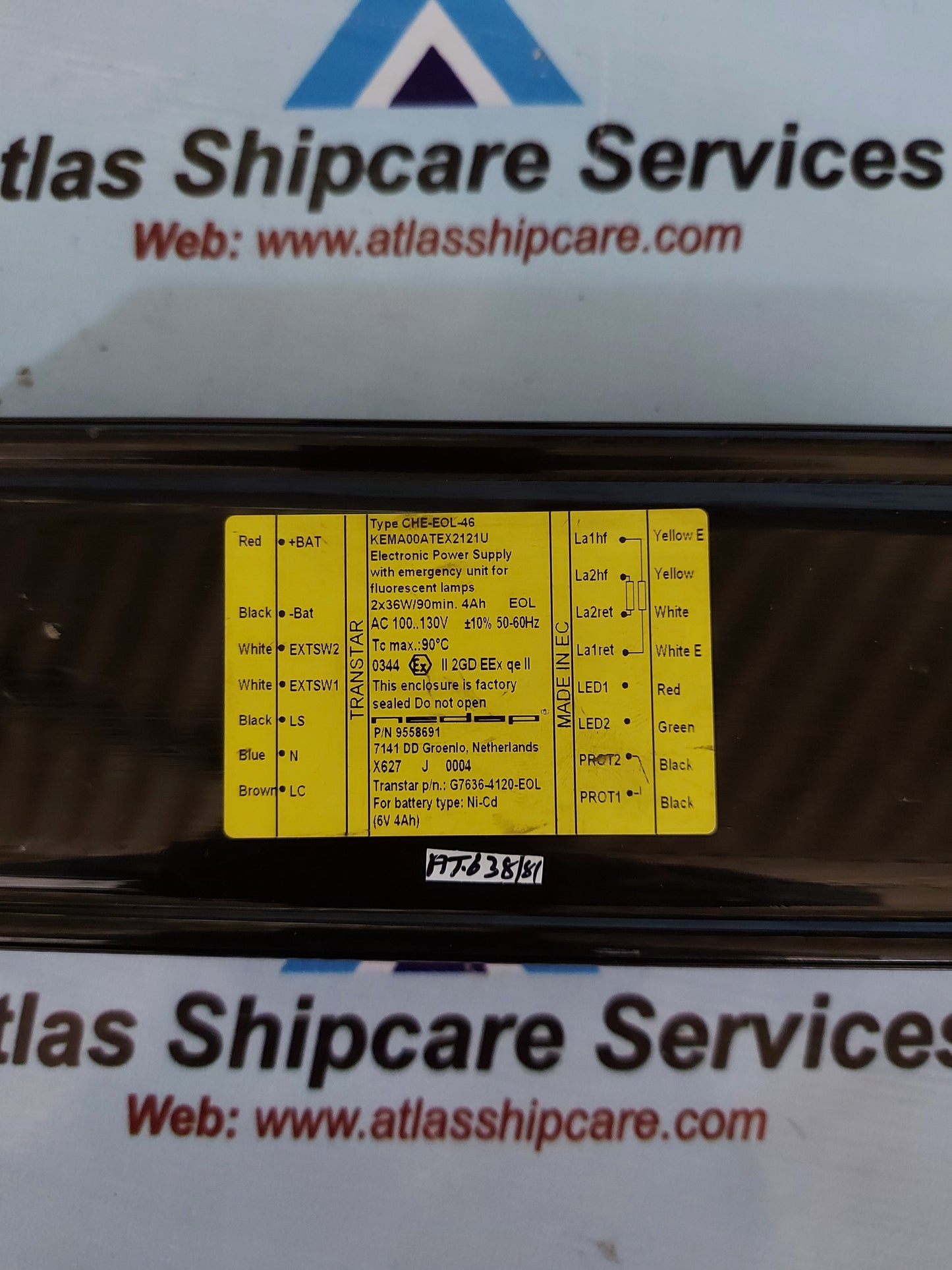 TRANSTAR CHE-EOL-46 ELECTRONIC POWER SUPPLY