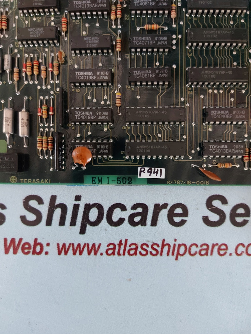 Terasaki EMI-502 K/787/18-001B TM-TMPLC Interface 2