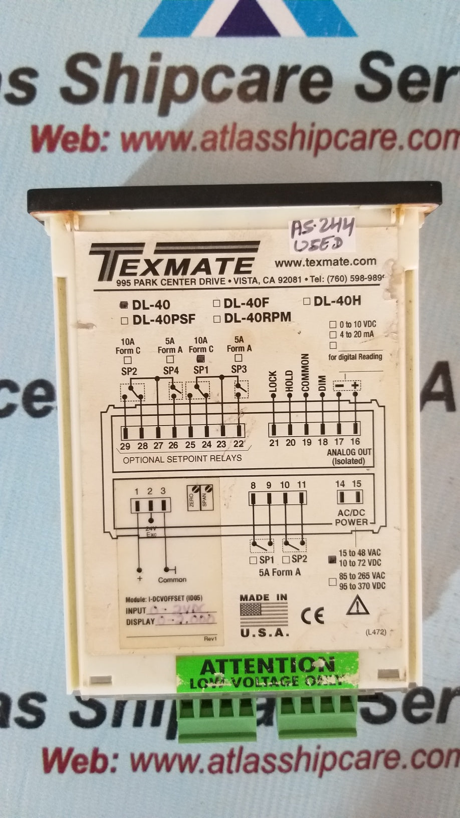 Texmate DL-40 Leopard Intelligent Digital Panel Meter