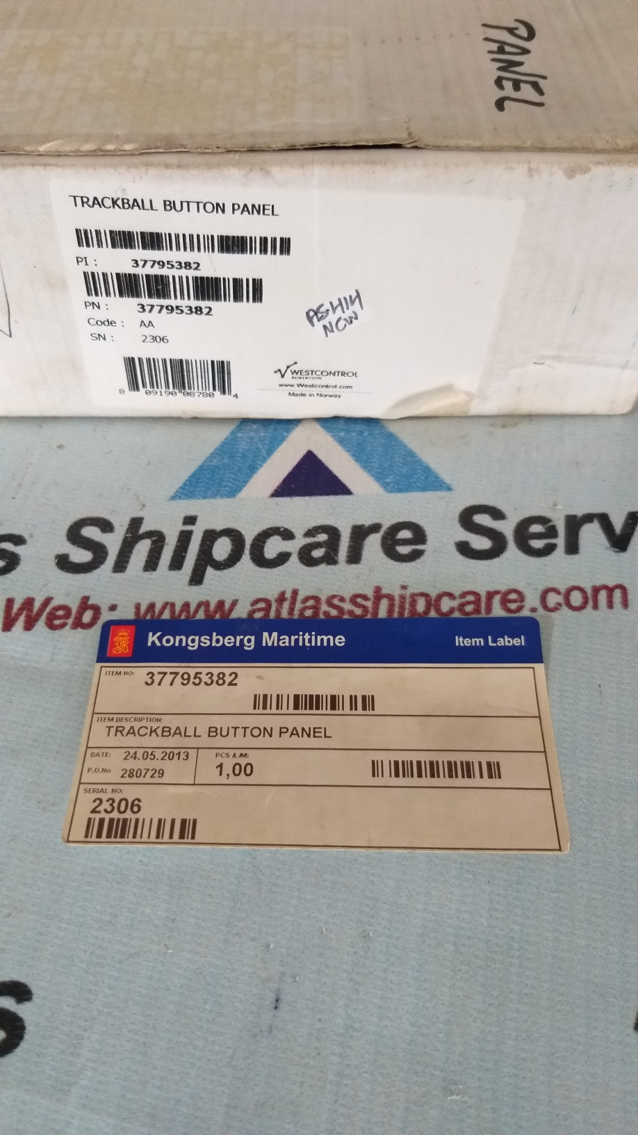 Trackball P200 Trackball Button Panel 3 Key Trackball Operate Marine Radar