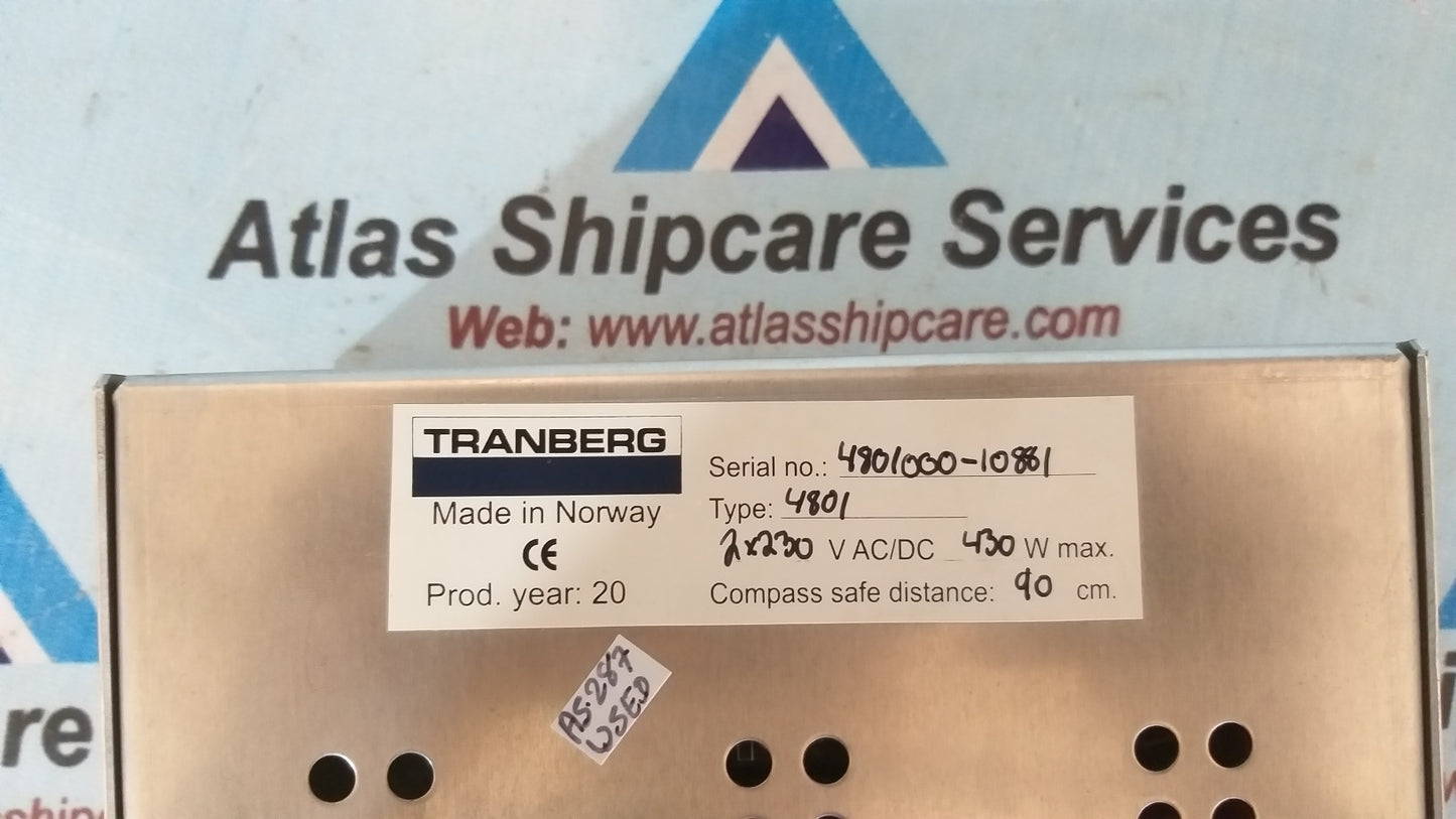 Tranberg 4801 Power Supply Module