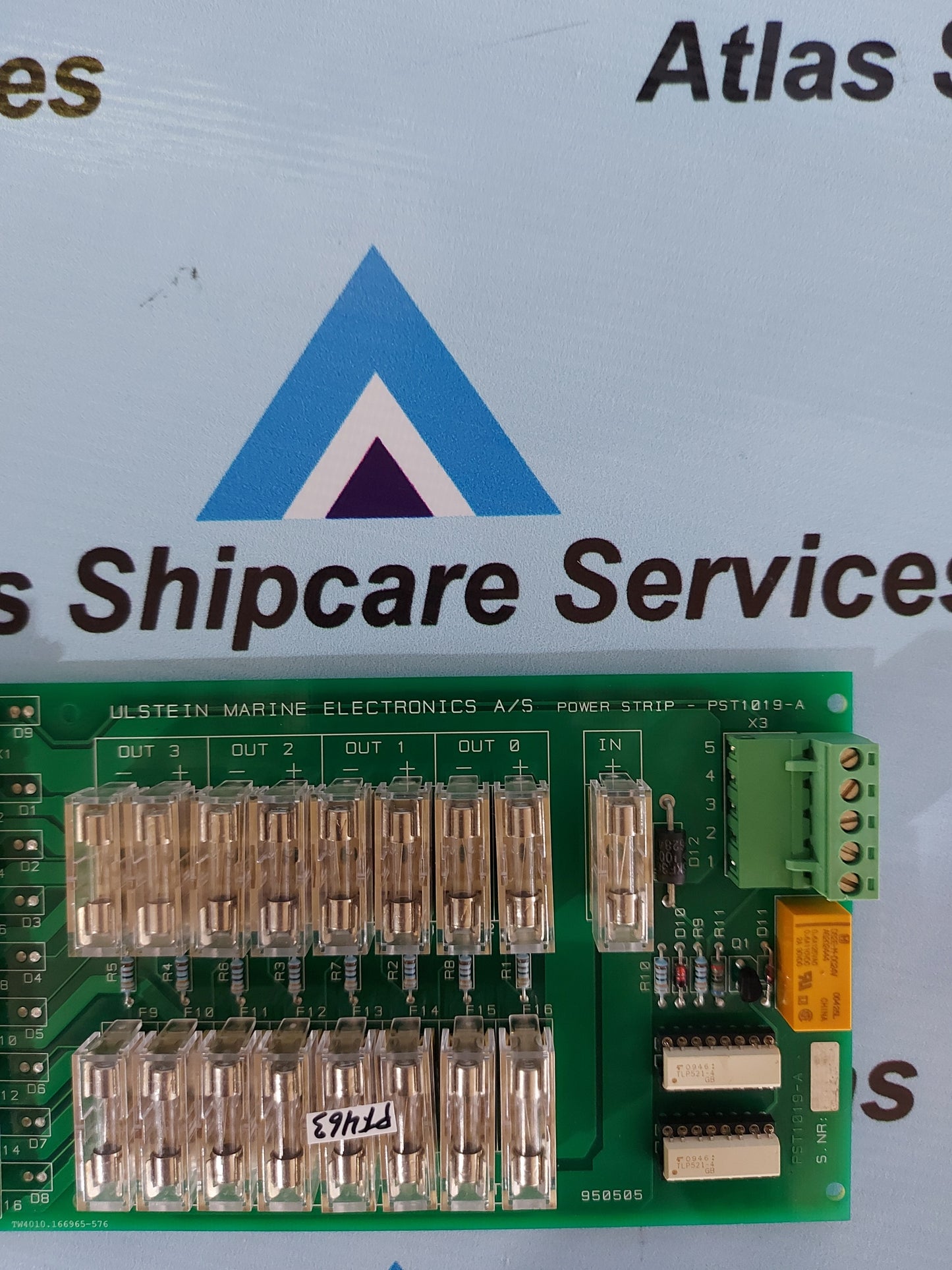 ULSTEIN MARINE POWER STRIP - PST1019-A PCB CARD