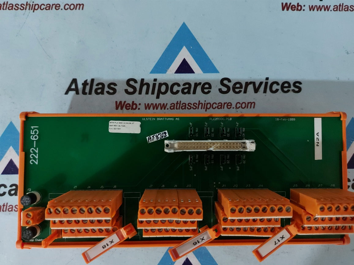 Ulstein Brattvaag 222-651 PLC2000C.Pcb Board