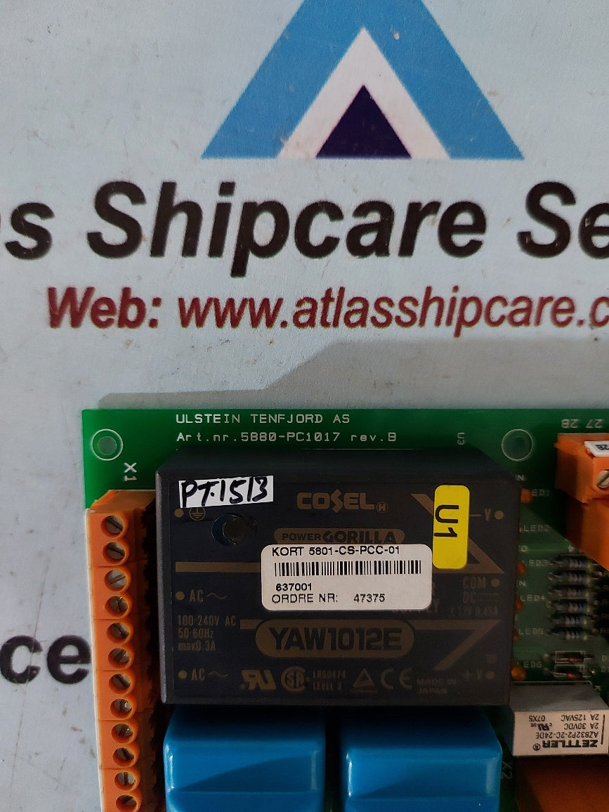 Ulstein Tenfjord 5880-PC1017 Rev.B Signal Common Pcb Circuit