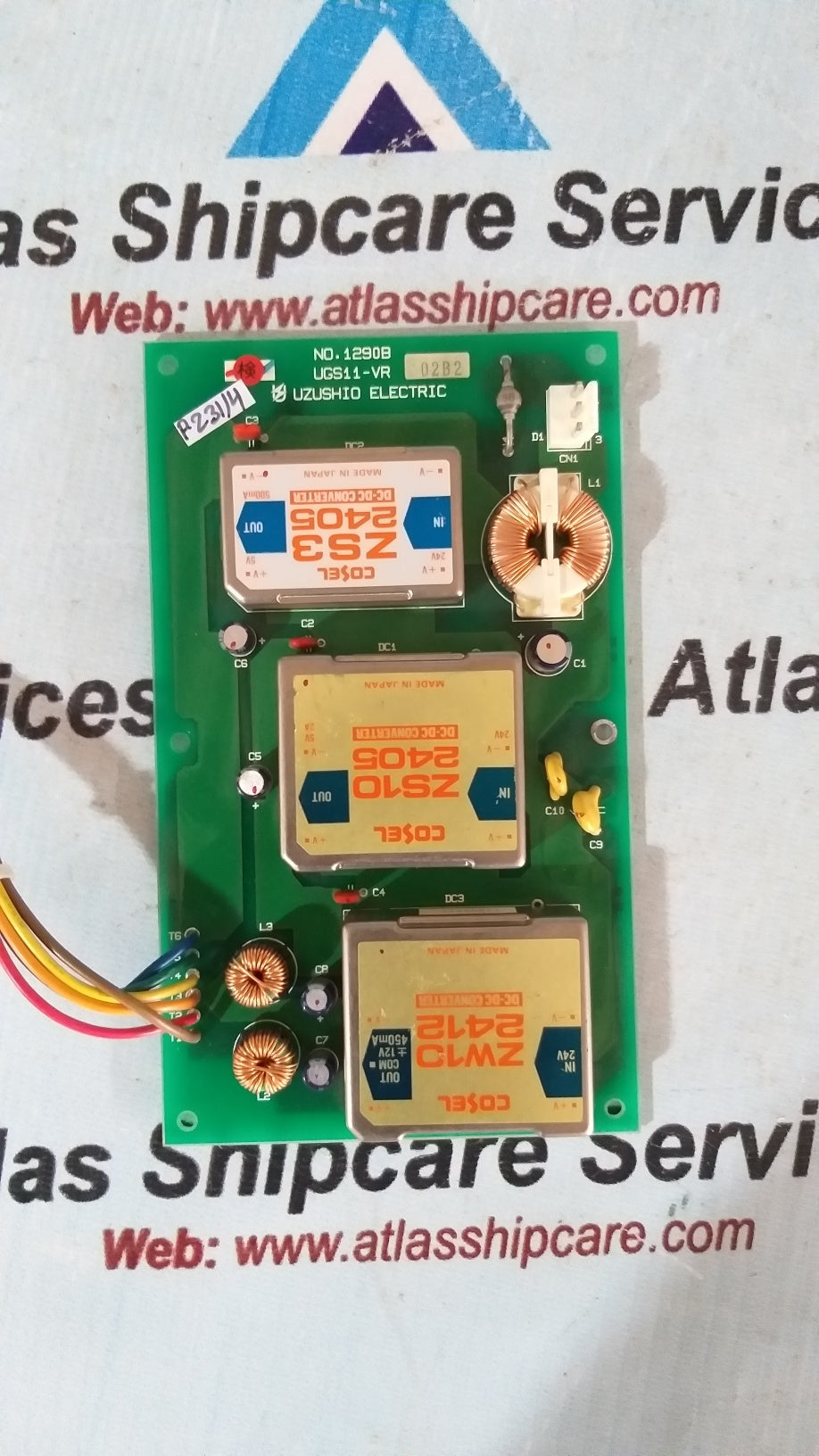 Uzushio Electric UGS11-VR Pcb Circuit Board No.1290B