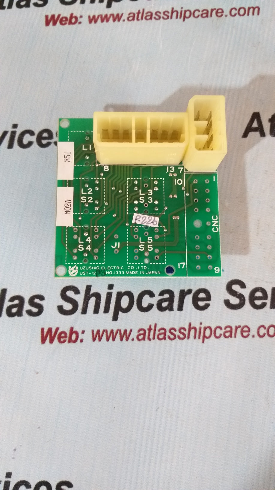 Uzushio Electric UST-12P3 Pcb Circuit Board No.: 1333