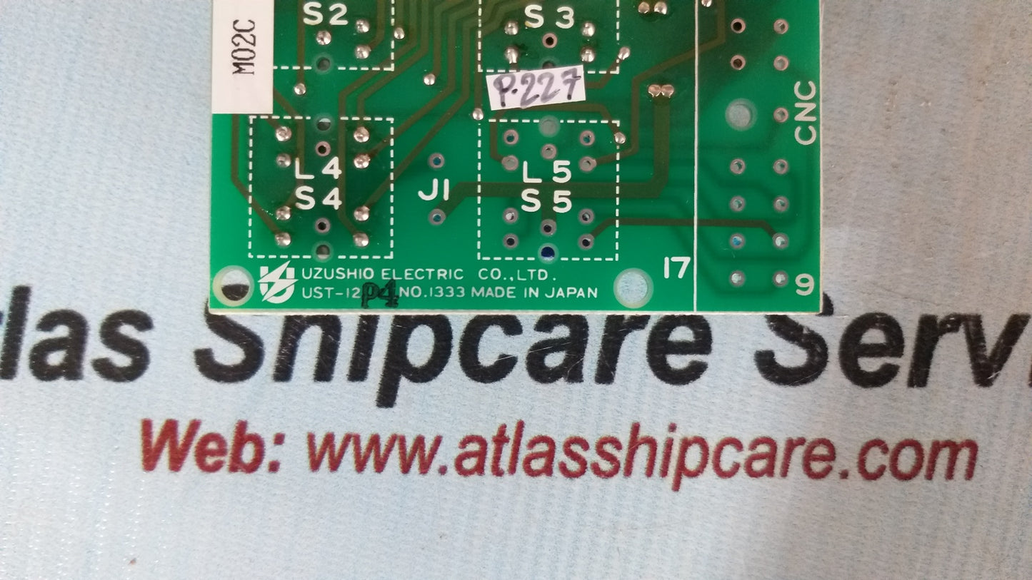 Uzushio Electric UST-12P4 Pcb Circuit Board No.1333