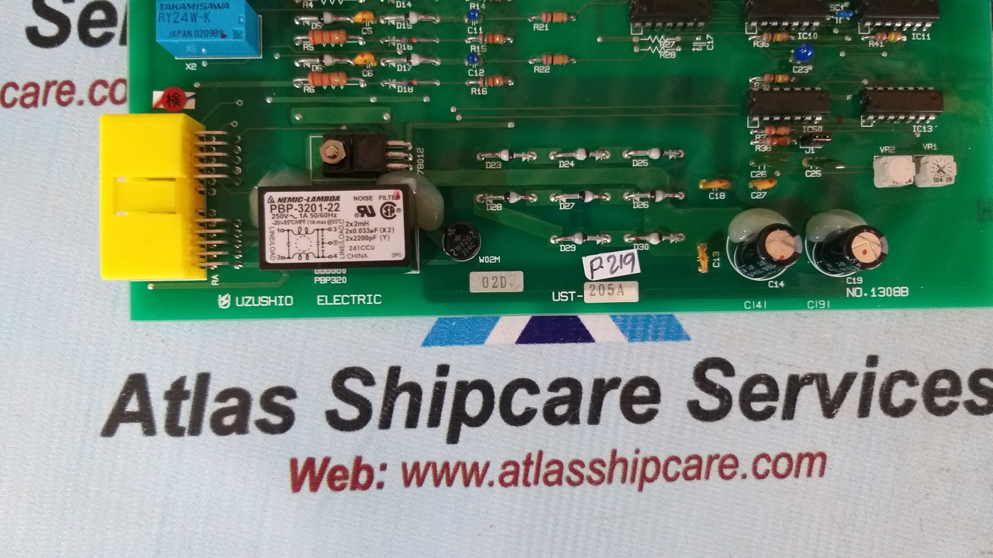 Uzushio Electric UST-205A Pcb Card No.1308B
