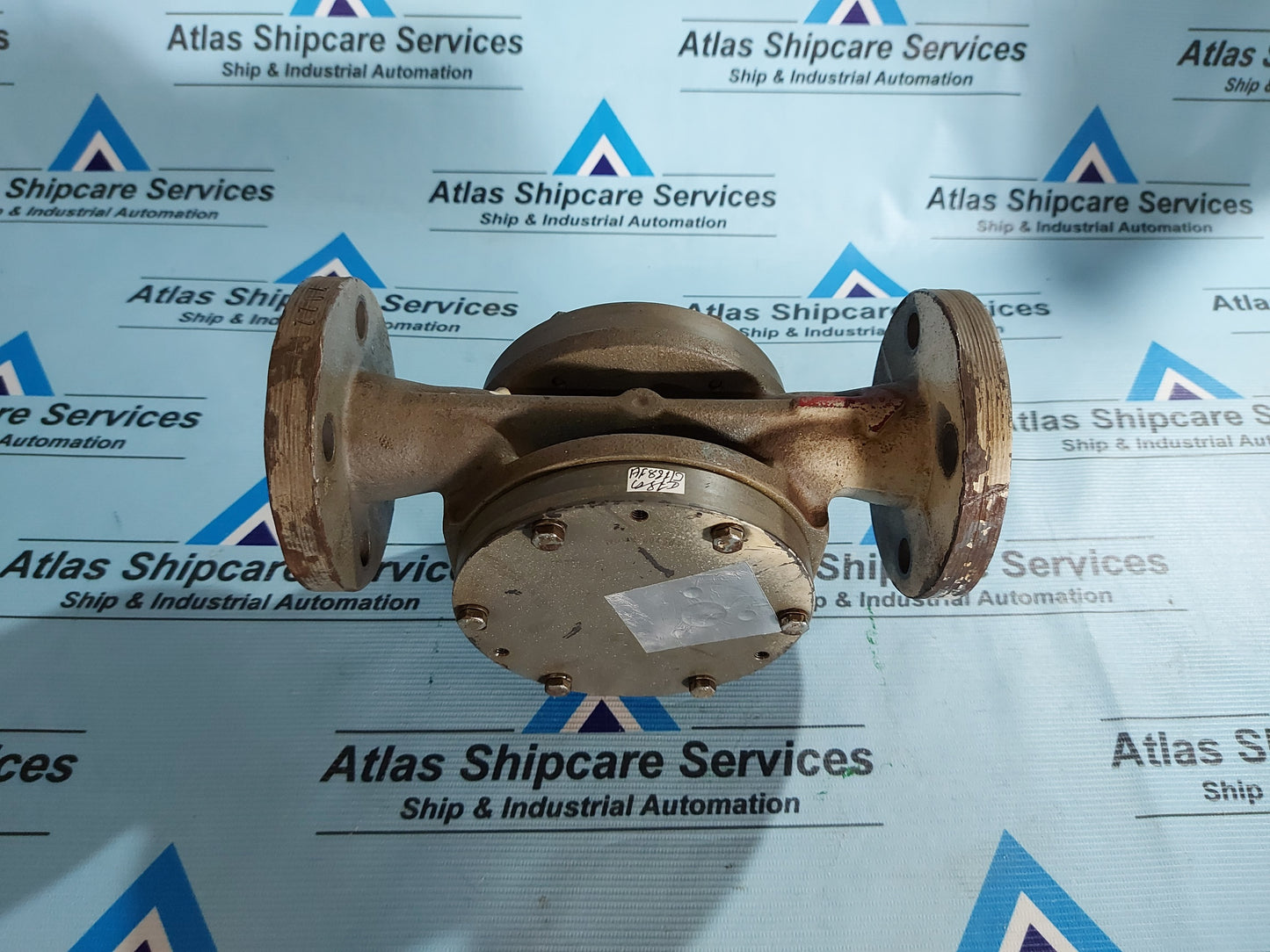 VAF INSTRUMENTS J5025PT2 DIN FLOWMETER INDUSTRIAL MARINE VANE METER
