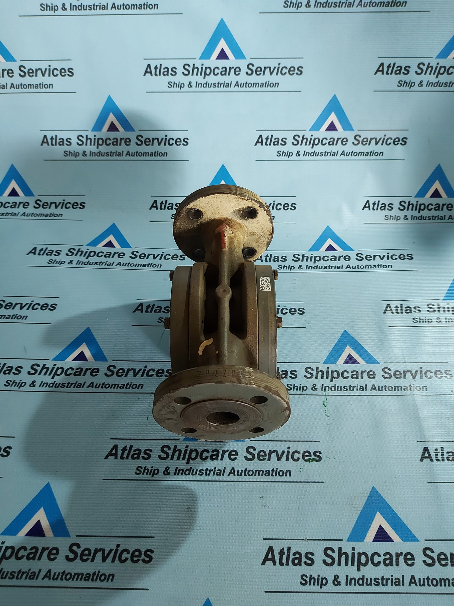 VAF INSTRUMENTS J5025PT2 DIN FLOWMETER INDUSTRIAL MARINE VANE METER