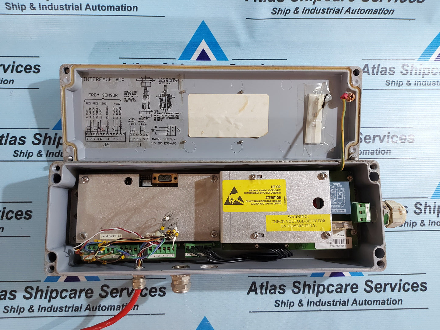 VAF VISCOSENSE 0379-0115 INTERFACE BOX WITH SENSOR
