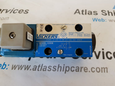 VICKERS DG4V 3 2N H M U1 D6 60 EN38 DIRECTIONAL CONTROL HYDRAULIC VALVE H116