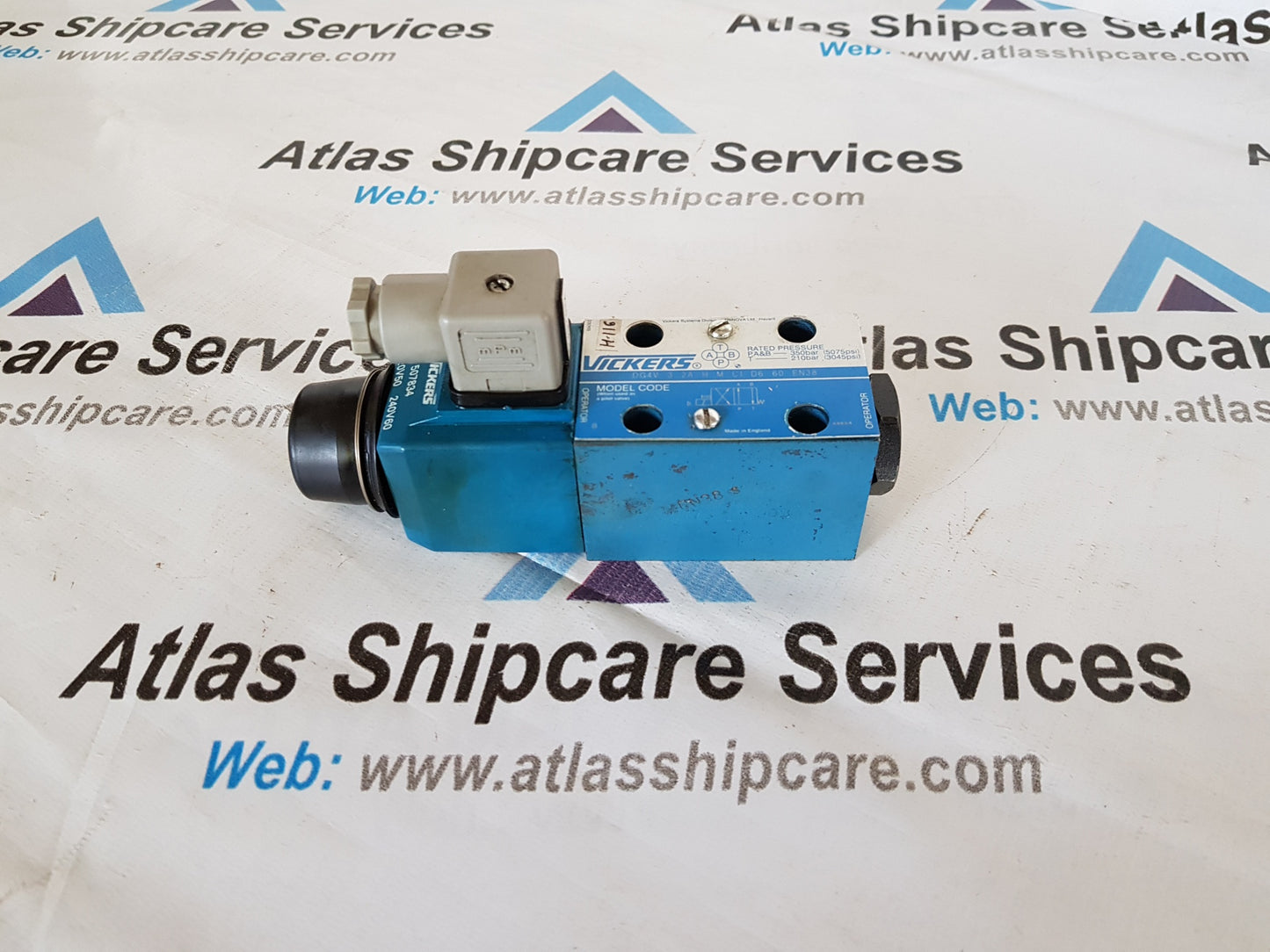 VICKERS DG4V 3 2N H M U1 D6 60 EN38 DIRECTIONAL CONTROL HYDRAULIC VALVE H116