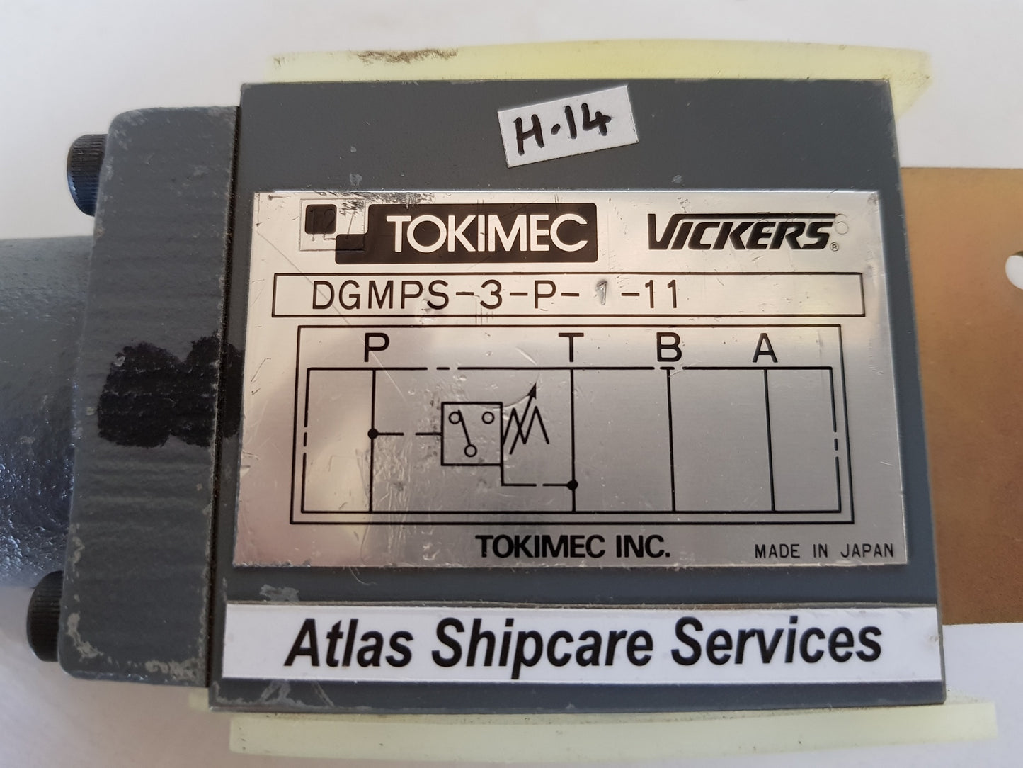 VICKERS TOKIMEC DGMPS-3-P-1-11 VALVE