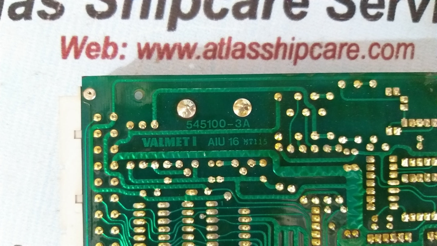 Valmet Automation M8512071 AIU 16 Analog Input Module