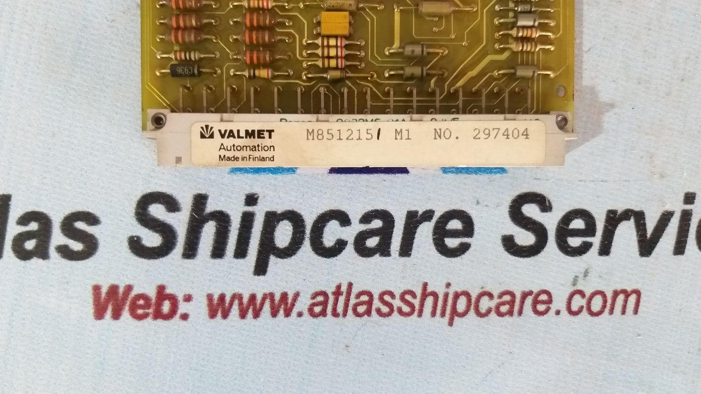 Valmet Automation M851215 M1 AOU 1 Analog Output Unit