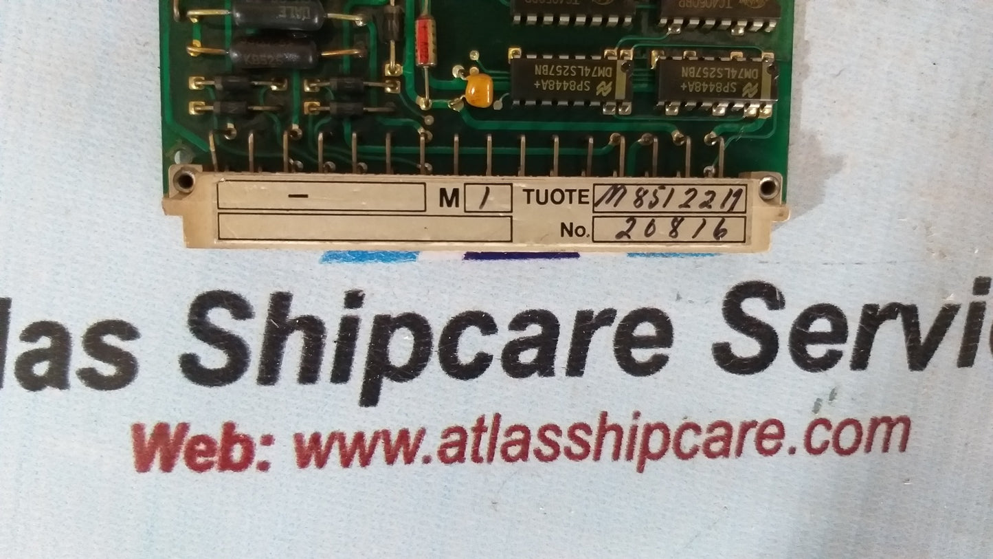Valmet Automation M851221 M1 BIU 4 Binary Input Module
