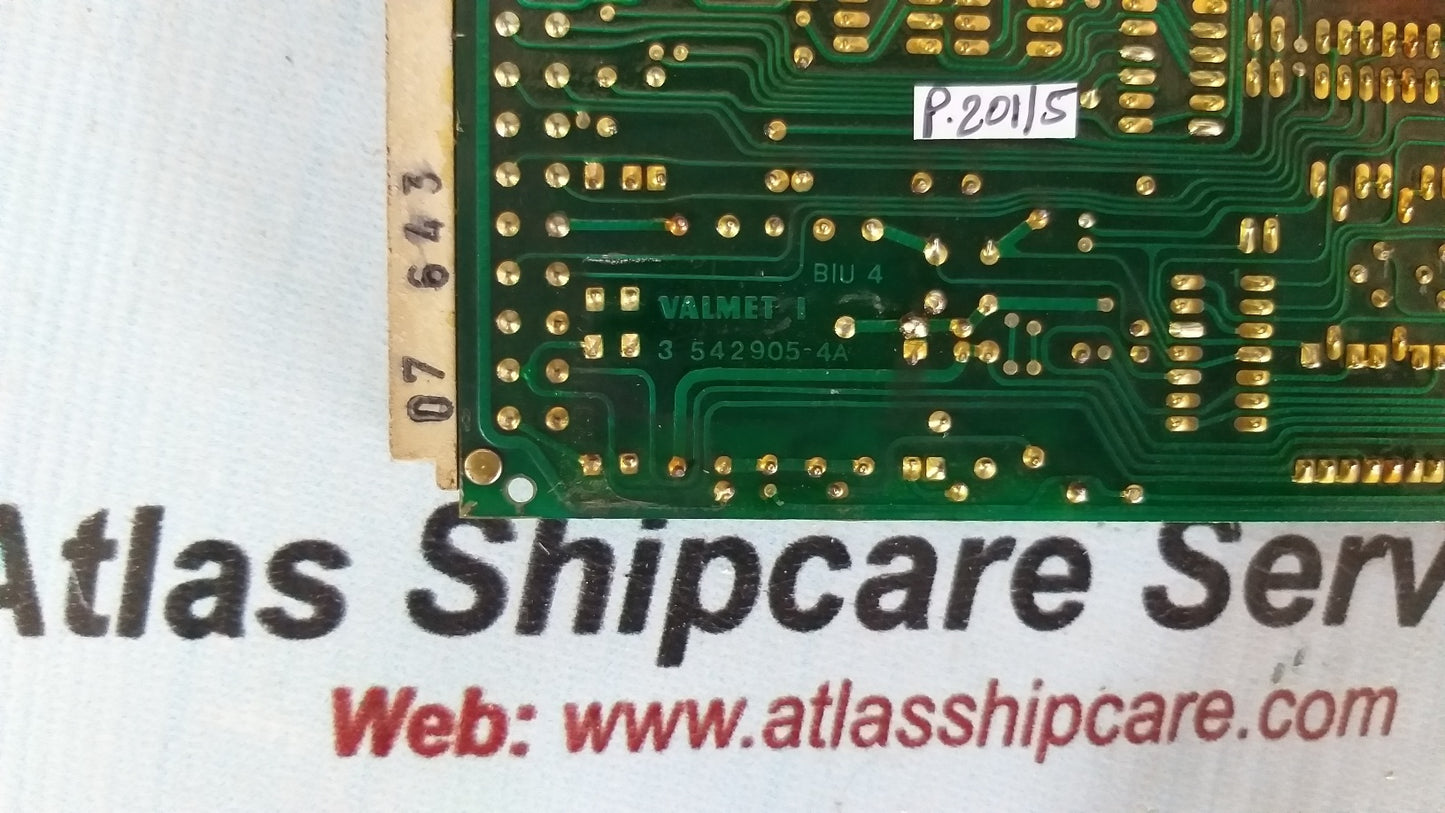Valmet Automation M851221 M1 BIU 4 Binary Input Module