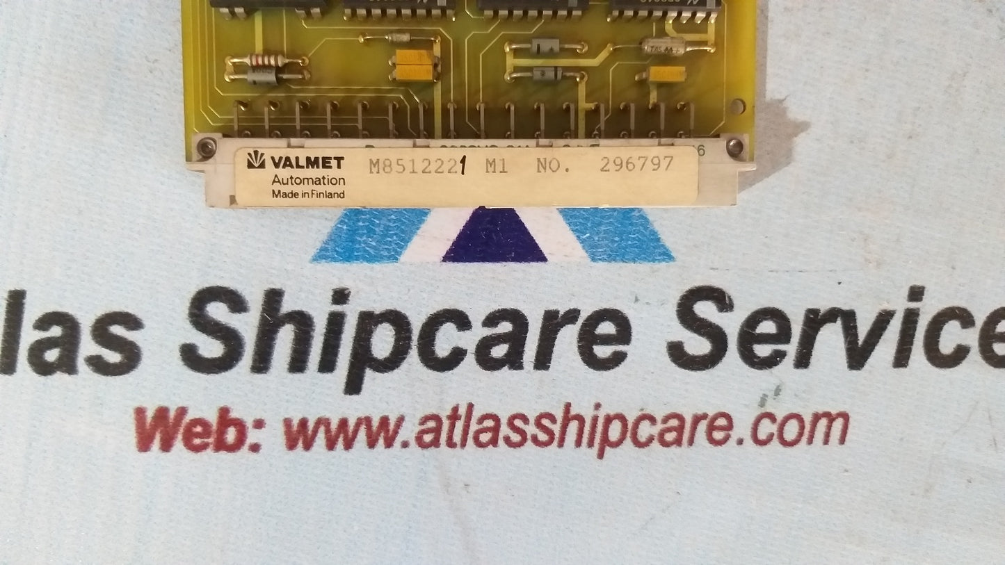 Valmet Automation M851222 M1 BIU 8A Binary Input Unit