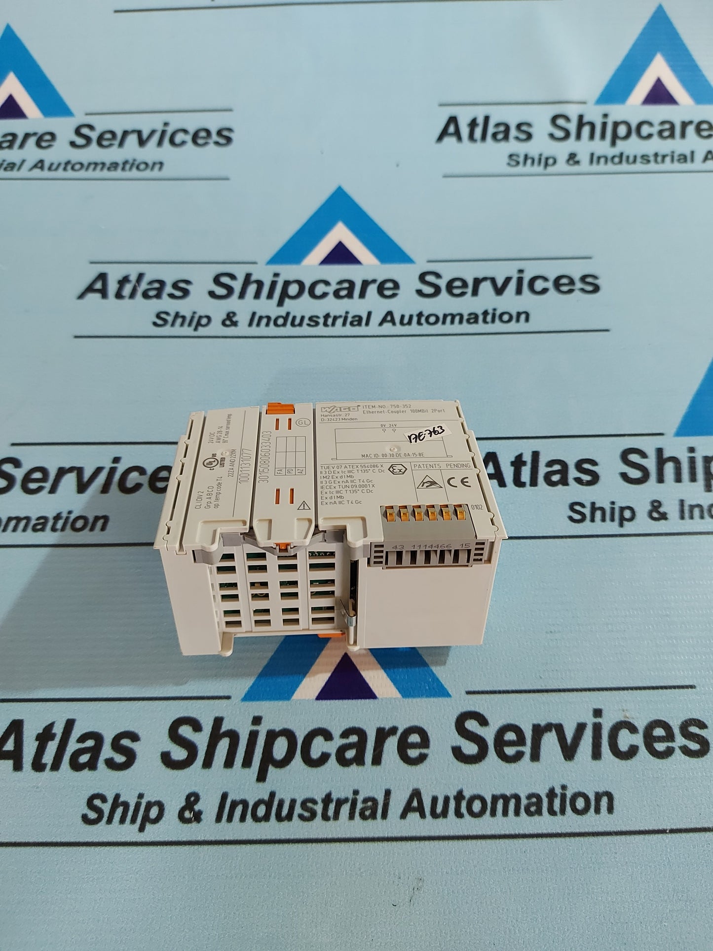 WAGO 750-352 ETHERNET-COUPLER 100MBIT 2PORT