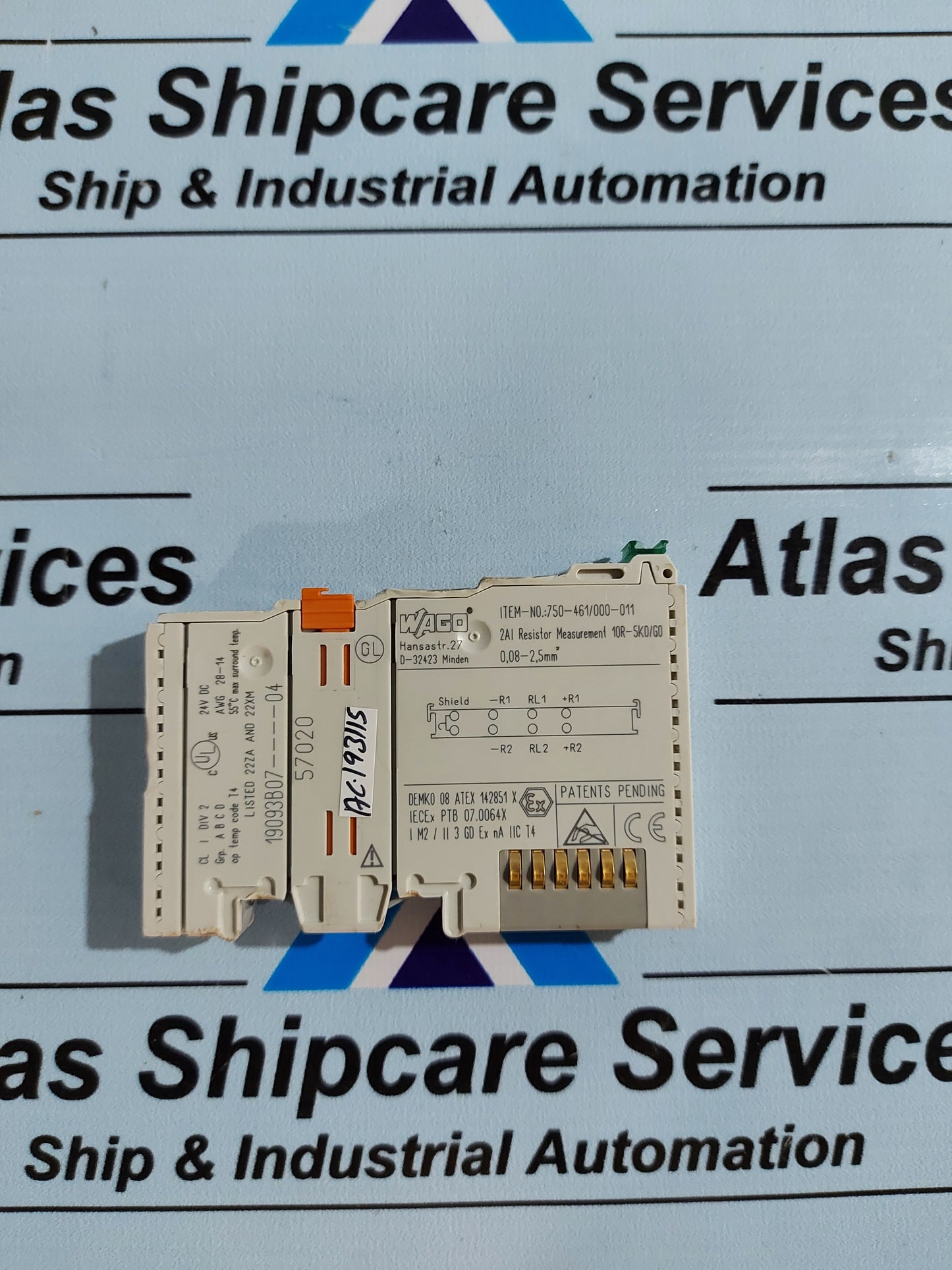 WAGO 750-461/000-011 2-CHANNEL ANALOG INPUT MODULE
