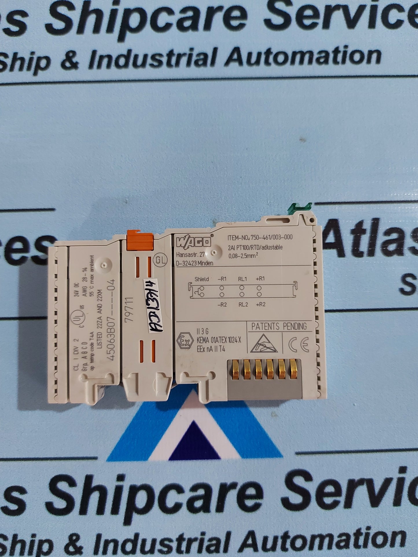 WAGO 750-461/003-000 2-CHANNEL ANALOG INPUT MODULE