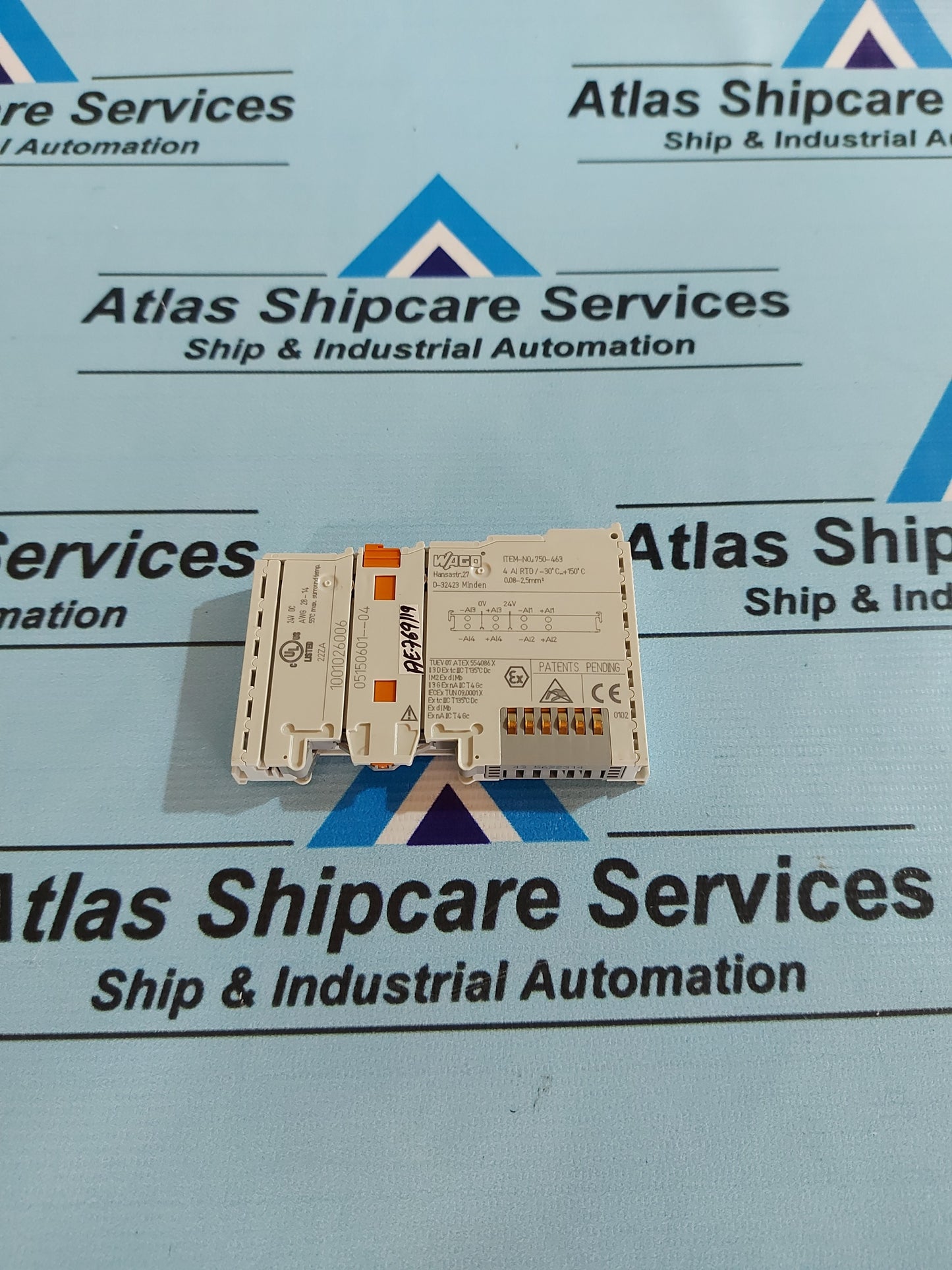 WAGO 750-463 4-CHANNEL ANALOG INPUT MODULE