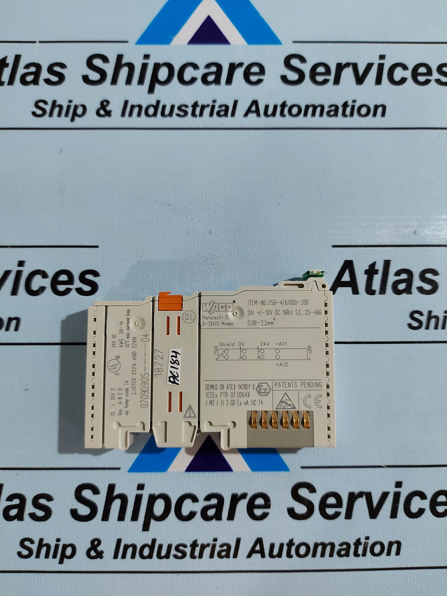 WAGO 750-476/000-002 2-CHANNEL ANALOG INPUT MODULE