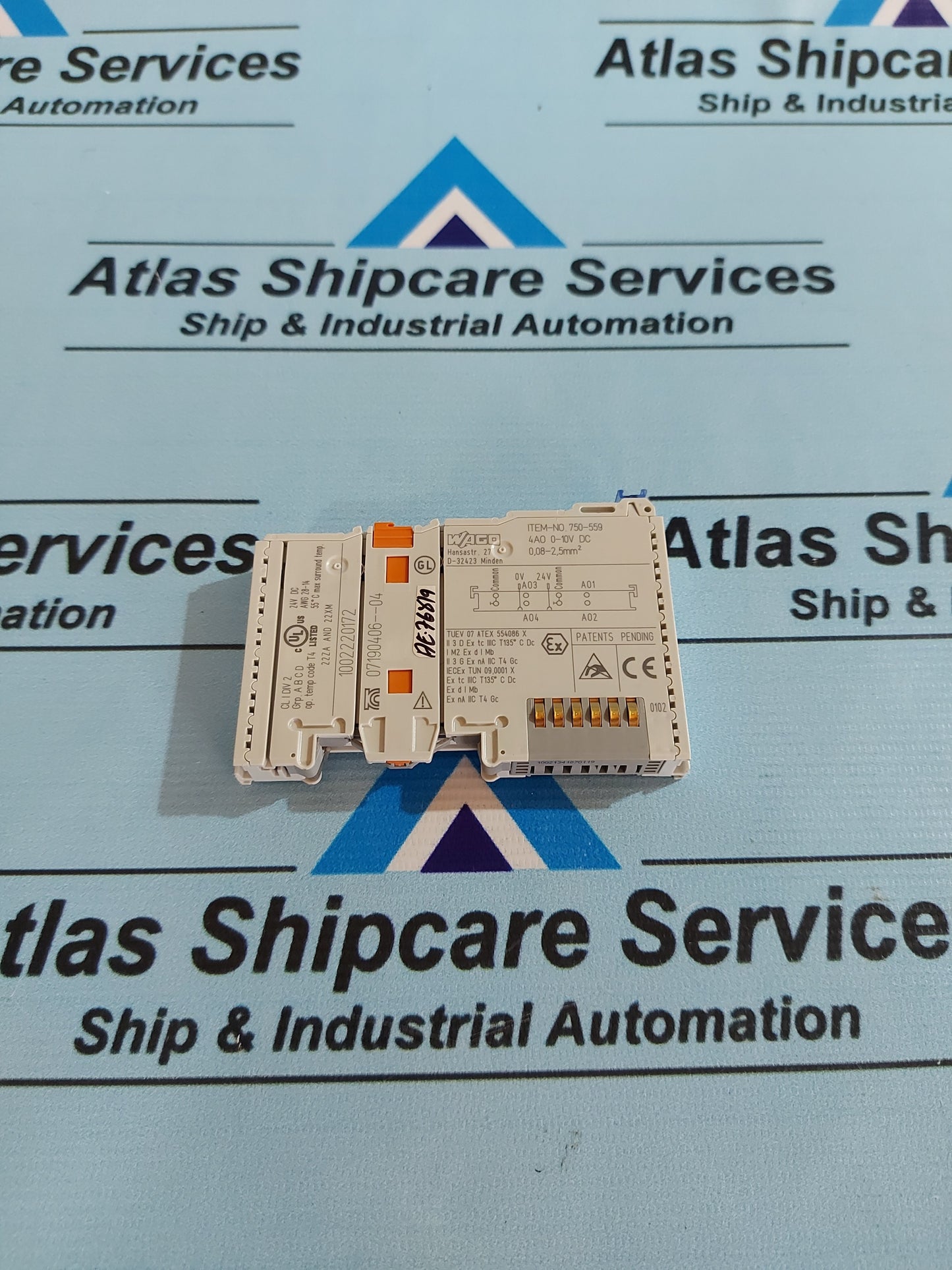 WAGO 750-559 4-CHANNEL ANALOG OUTPUT MODULE
