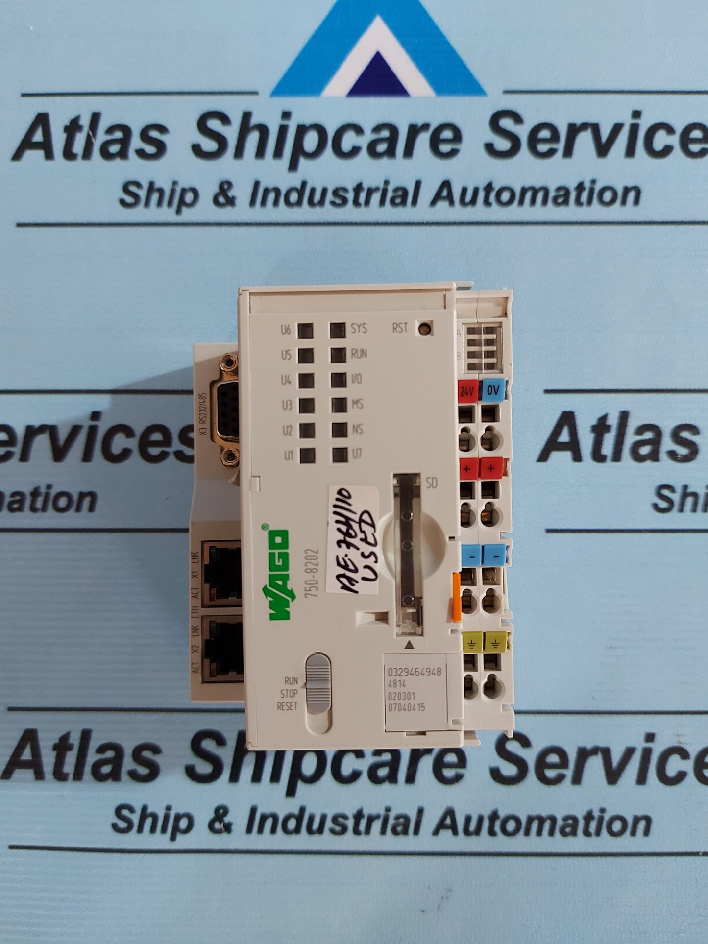 WAGO 750-8202 CONTROLLER PFC200 CS 2ETH RS