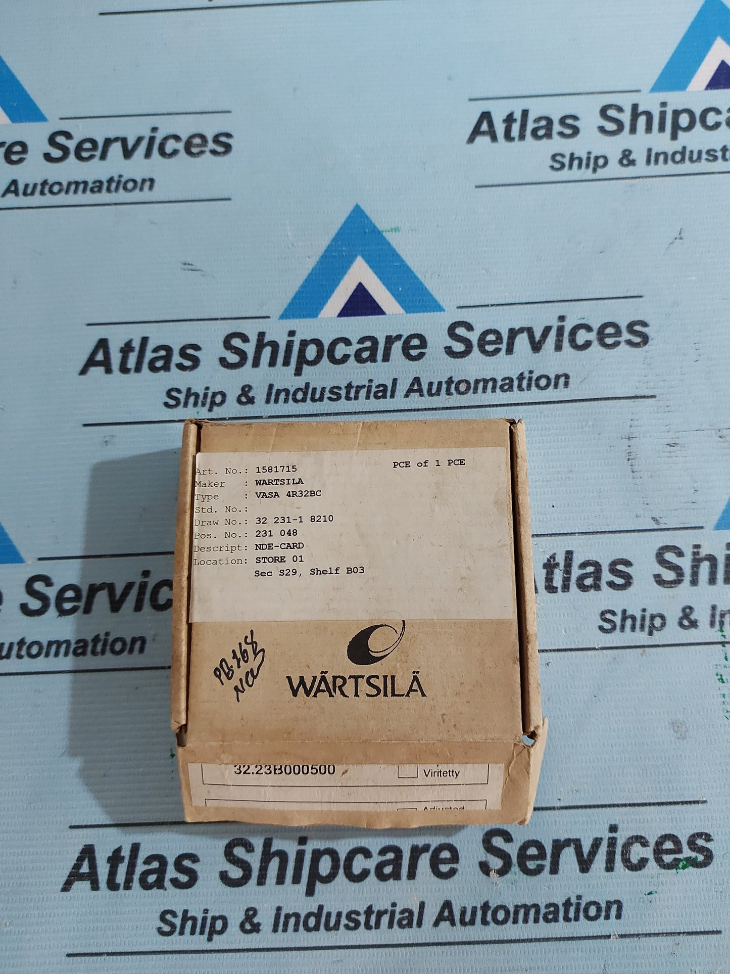 WARTSILA 3223B00500 C2 NDE-CARD