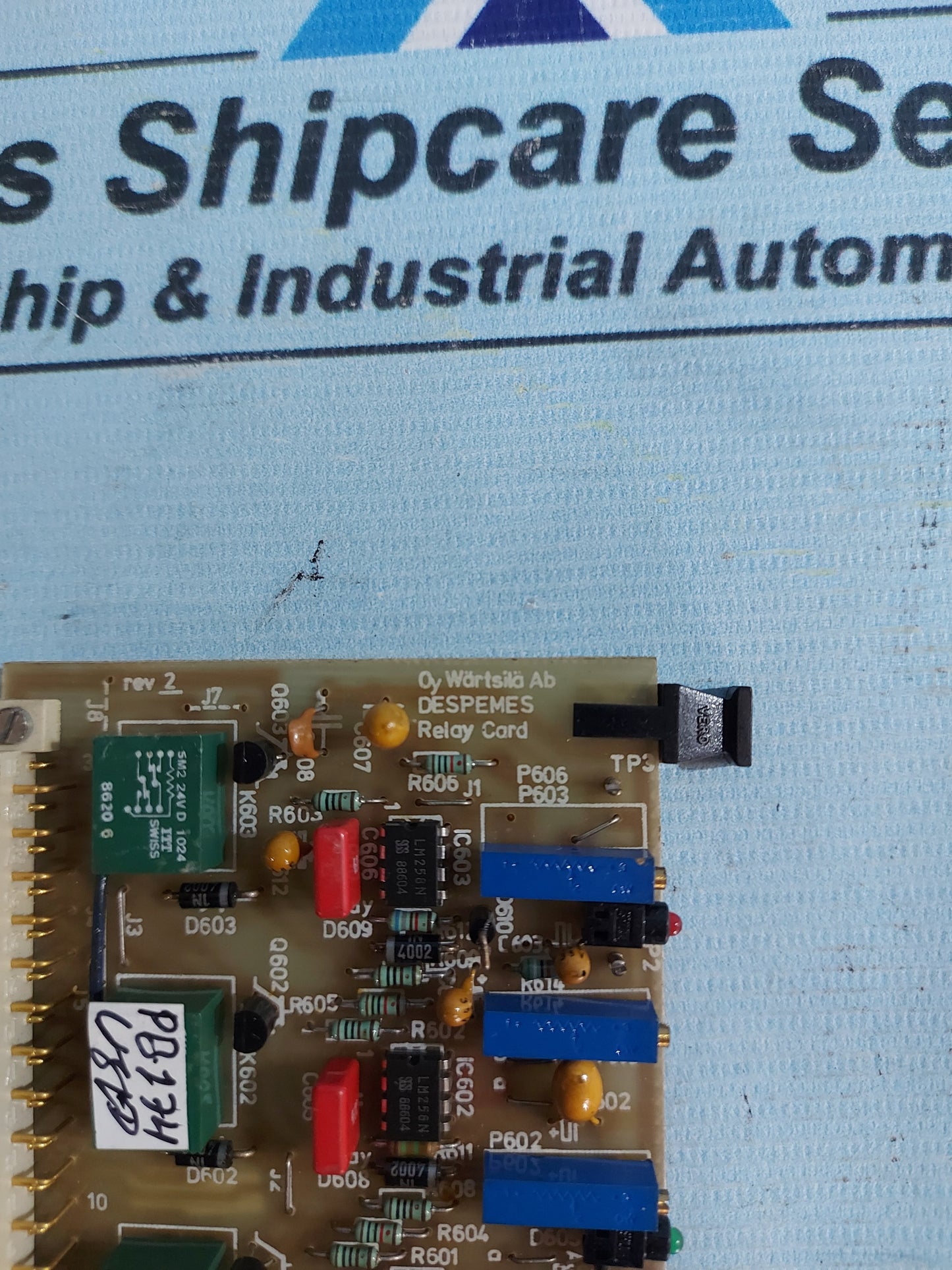 WARTSILA 3V72H115-2F C3 RELAY CARD 32.23B001100
