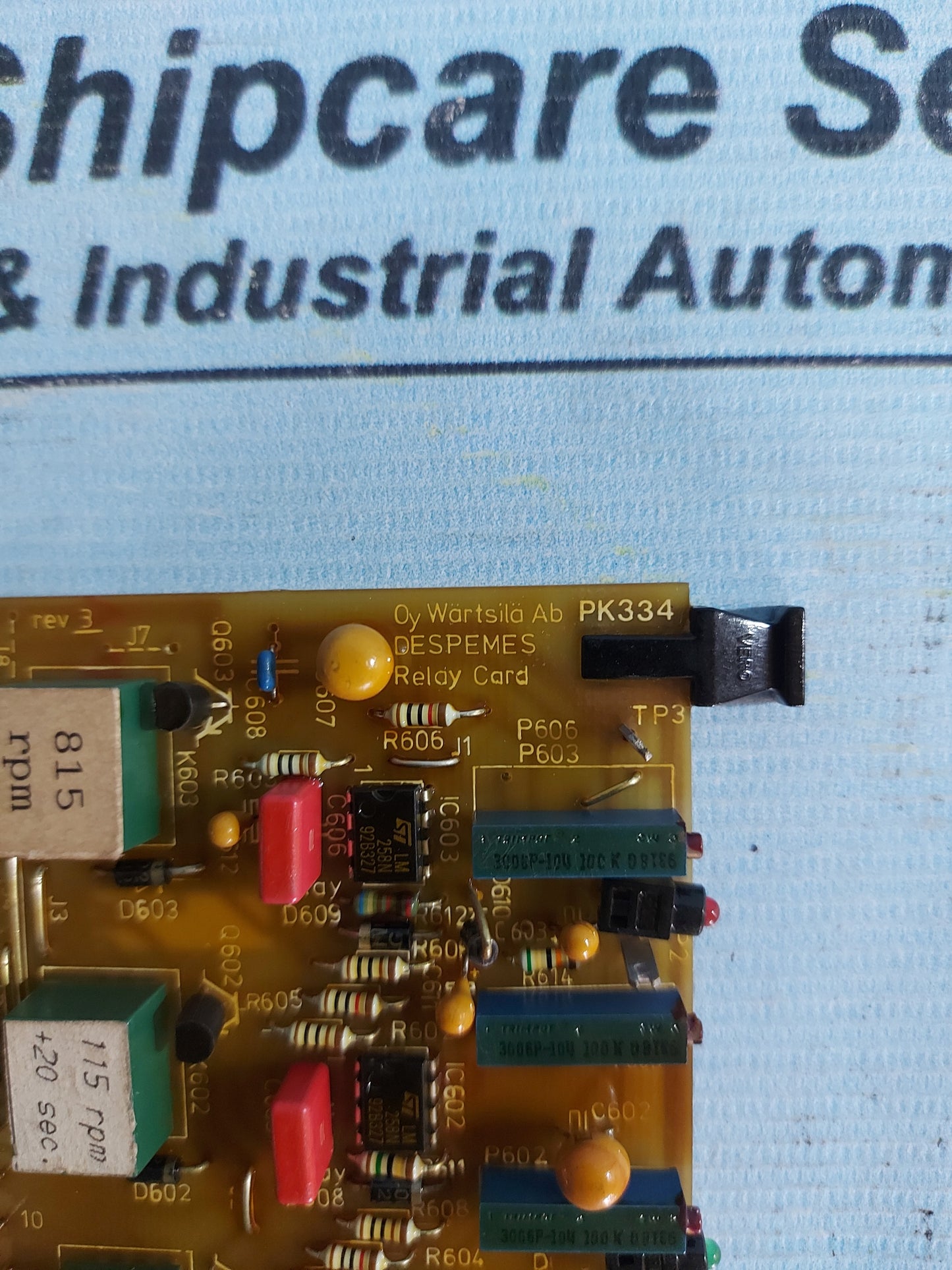 WARTSILA 3V72H115 C3 RELAY CARD 3223B001100