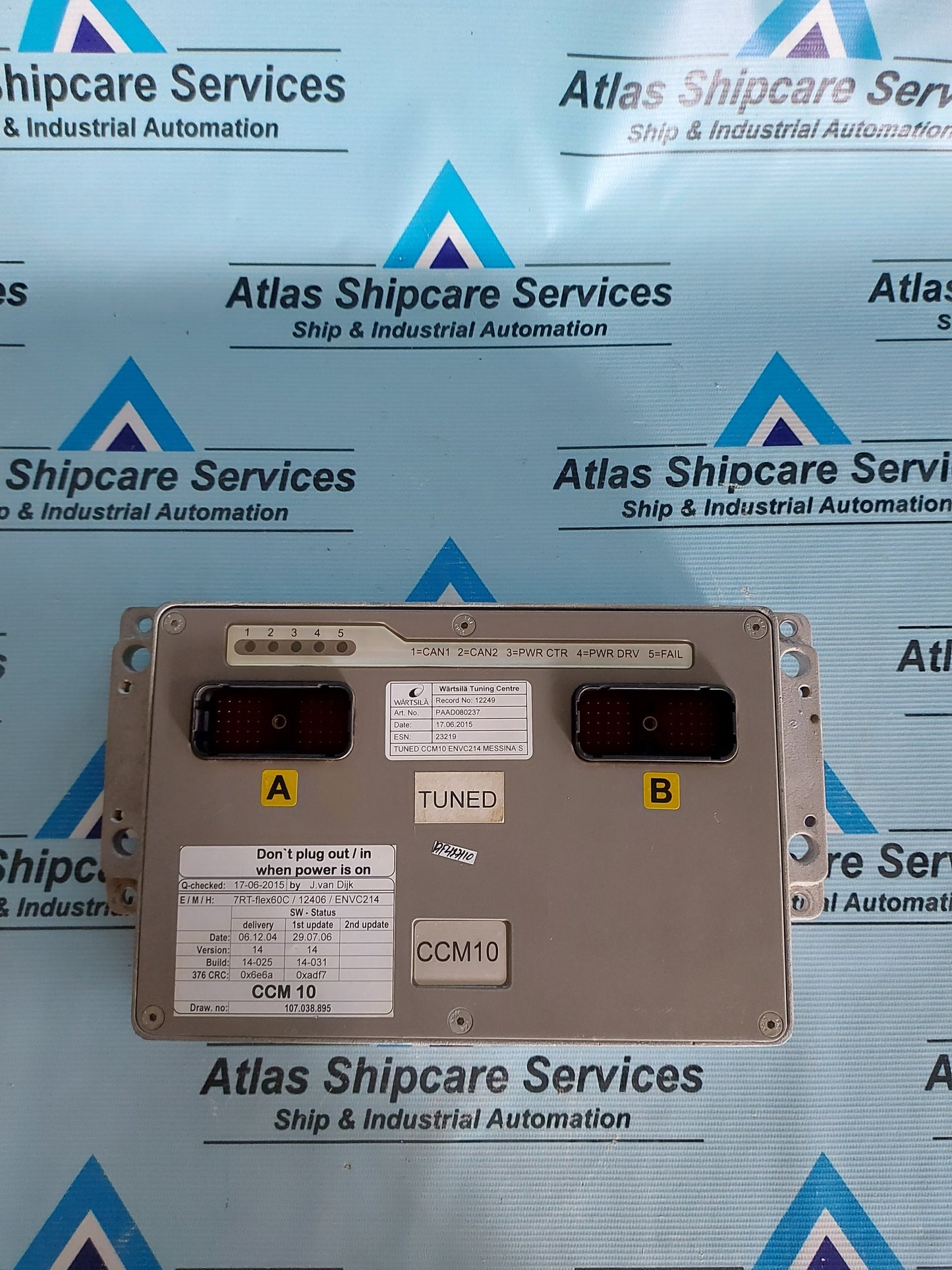 WARTSILA 7RT-FLEX60C ENGINE PANEL CCM 10